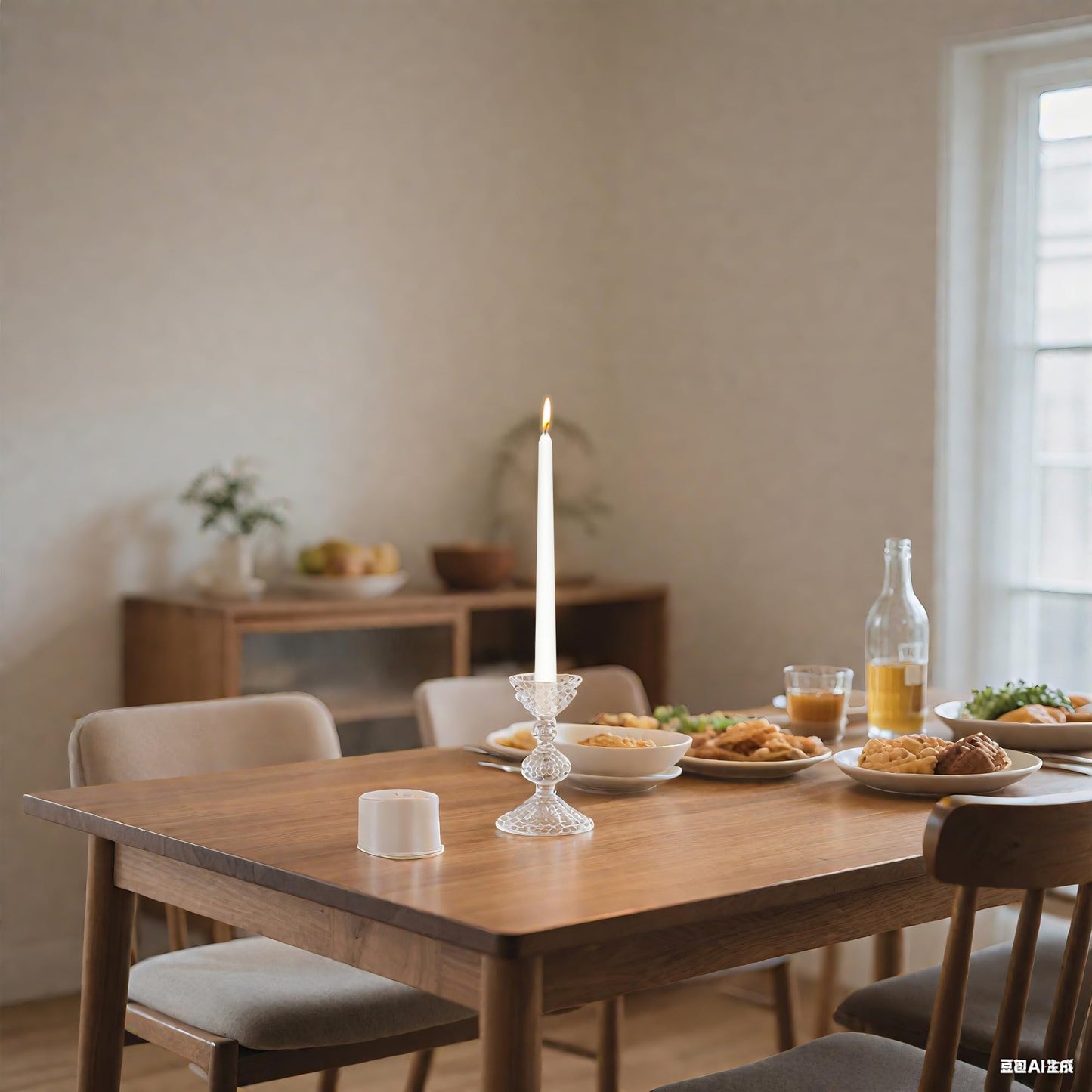 8 Pack 10 Inch White Christmas Candlesticks Long Burning Time and Dripless Taper Candles for Dinner Home Decor Wedding Shower