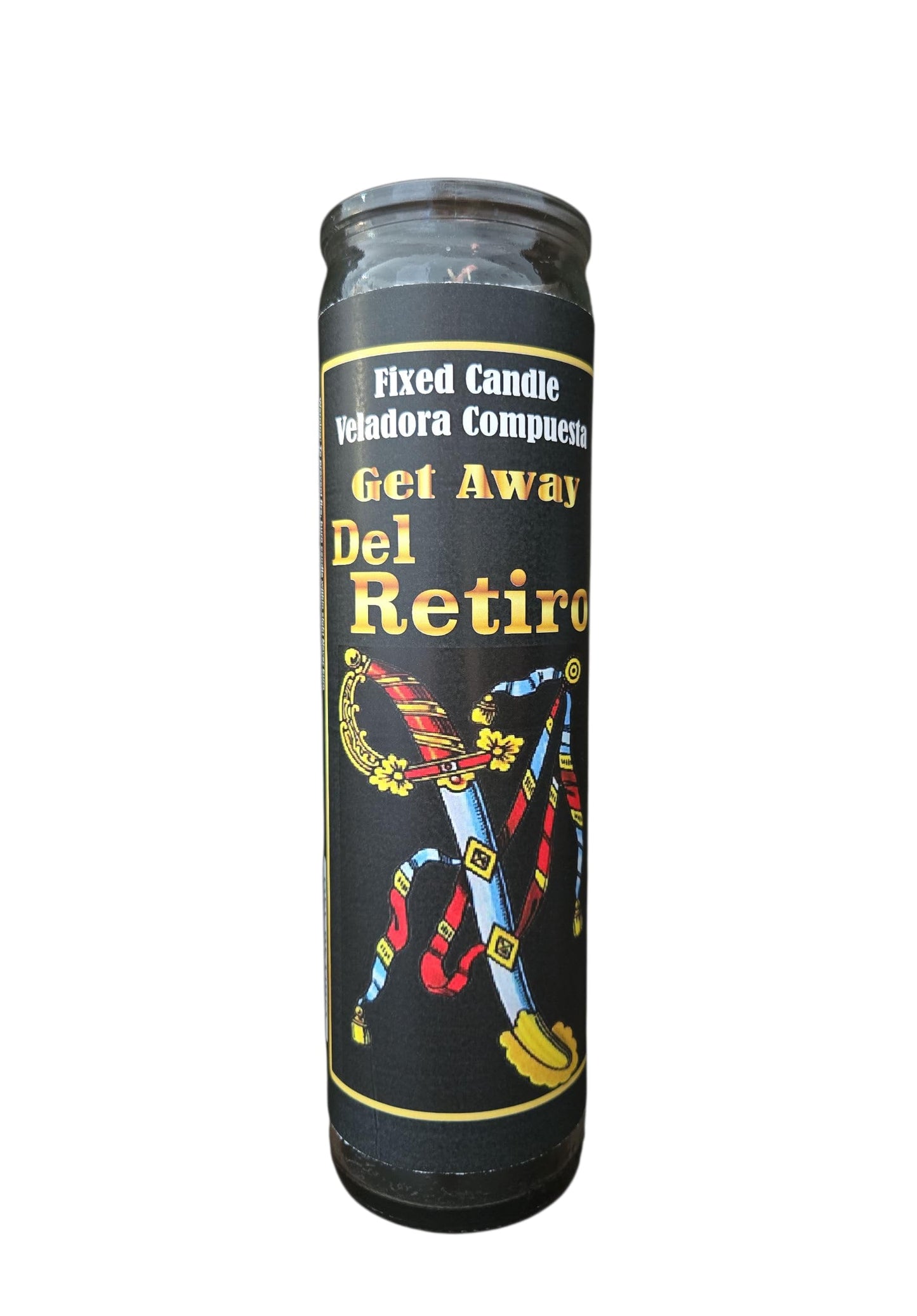 Del Retiro Negro Fixed Candle