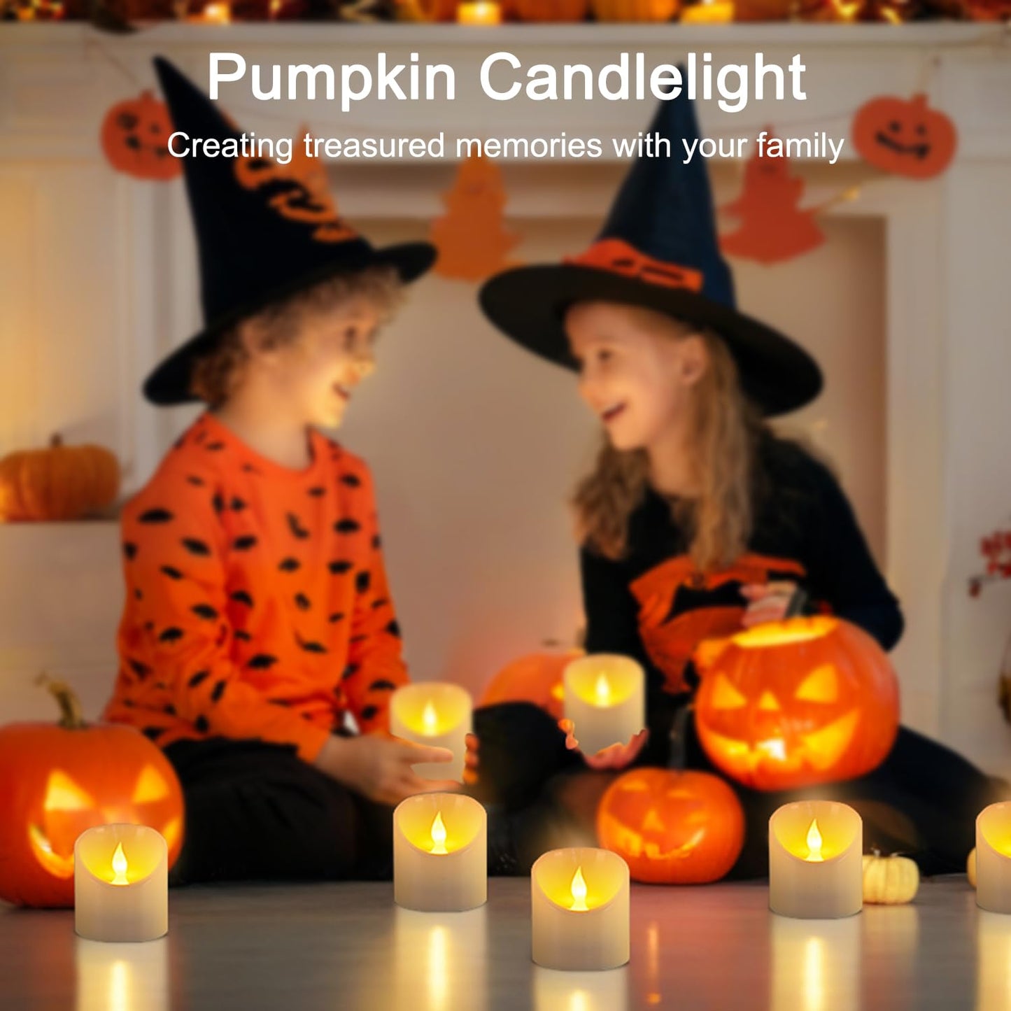 Tediselu 3"x3" Flickering Flameless Candles, Realistic LED Candles, Battery Operated Candles with Remote and Timers, Real Wax Electric Fake Pillar Candles for Festival Wedding Home Party Decor -2Pack