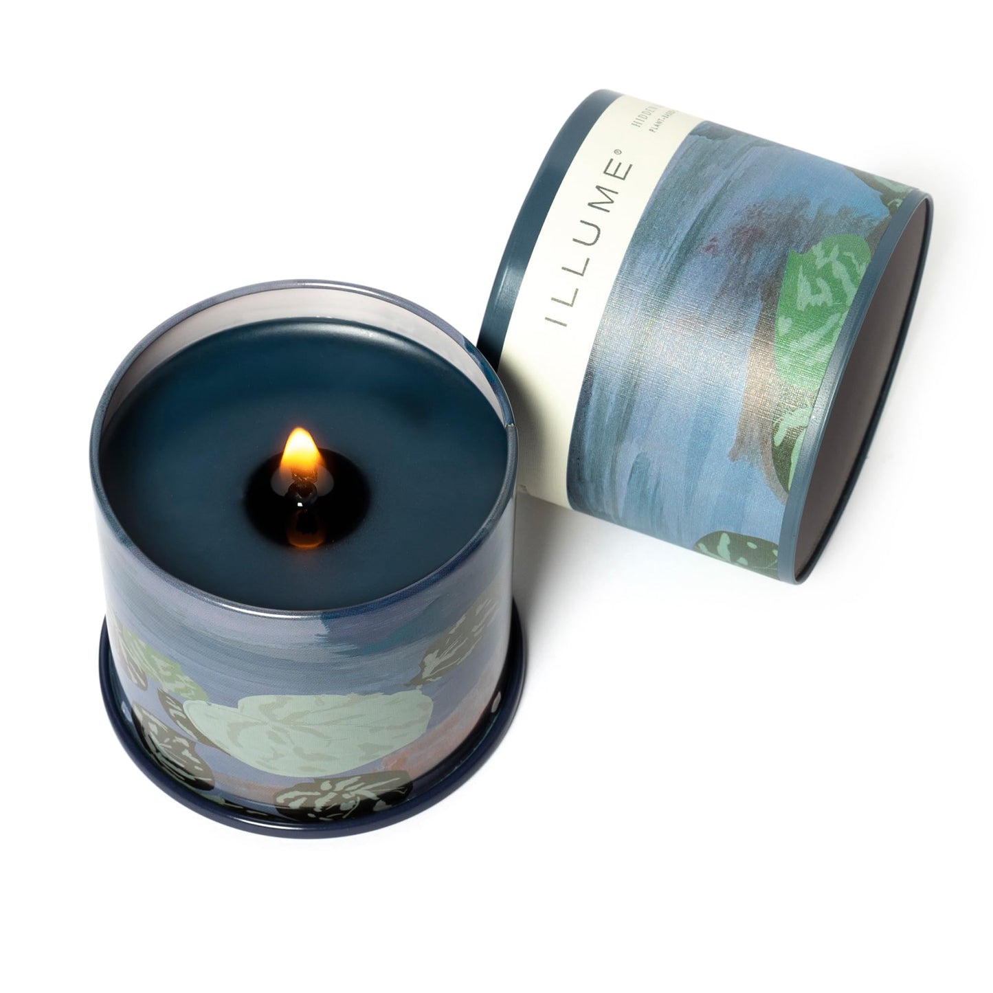 Illume Beautifully Done Essentials Hidden Lake Vanity Tin Scented Soy Candle