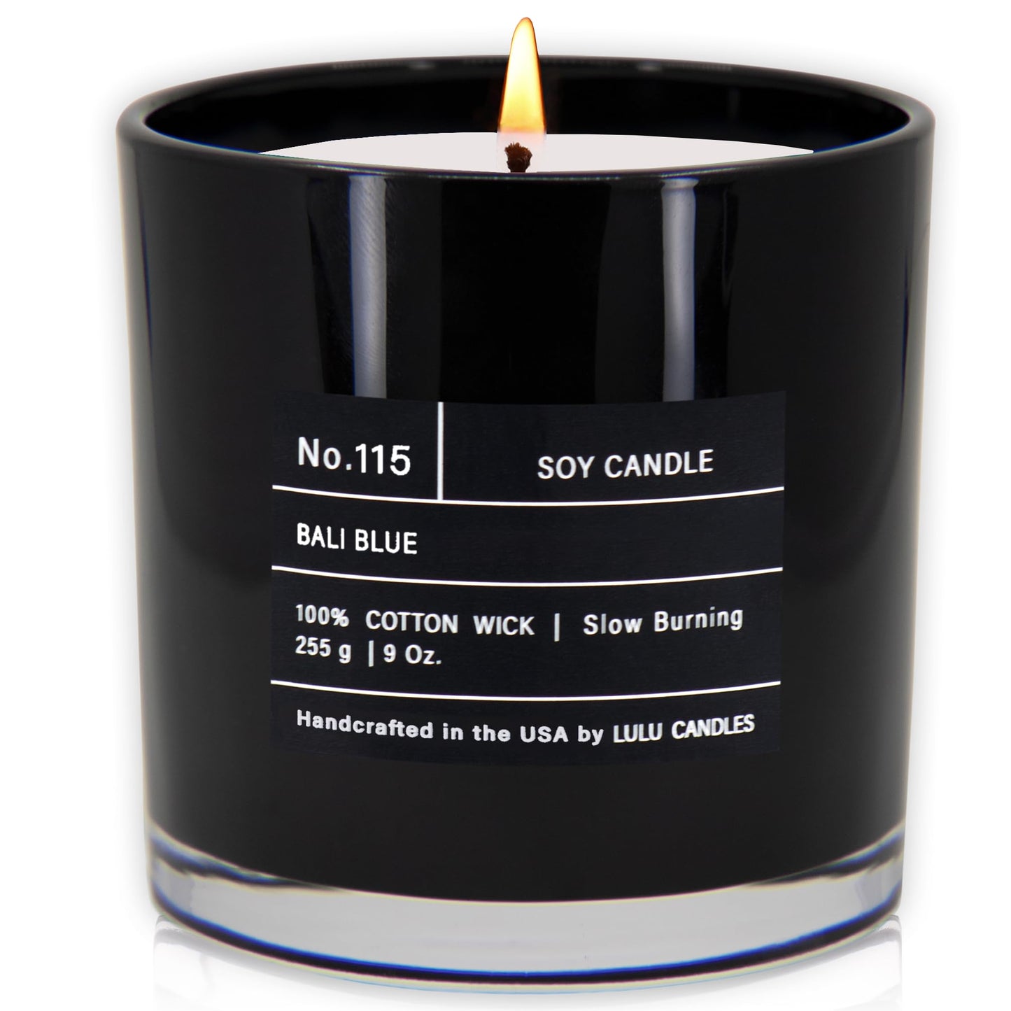 Lulu Candles | Mediterranean Citrus | Smells Fresh & Sweet | Luxury Scented Soy Jar Candle | Hand Poured in The USA | Highly Scented Long Lasting (9 Oz.)