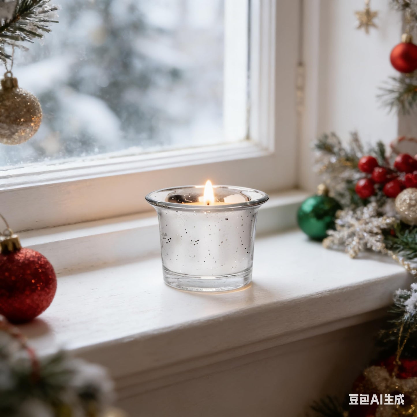 Hosley Set of 24 Metallic/Antique Finish Glass Candle Tealight Holders. Ideal Gift for Wedding Bridal Party Reiki LED Votive Tea Light Gardens O4 (Antique Silver)