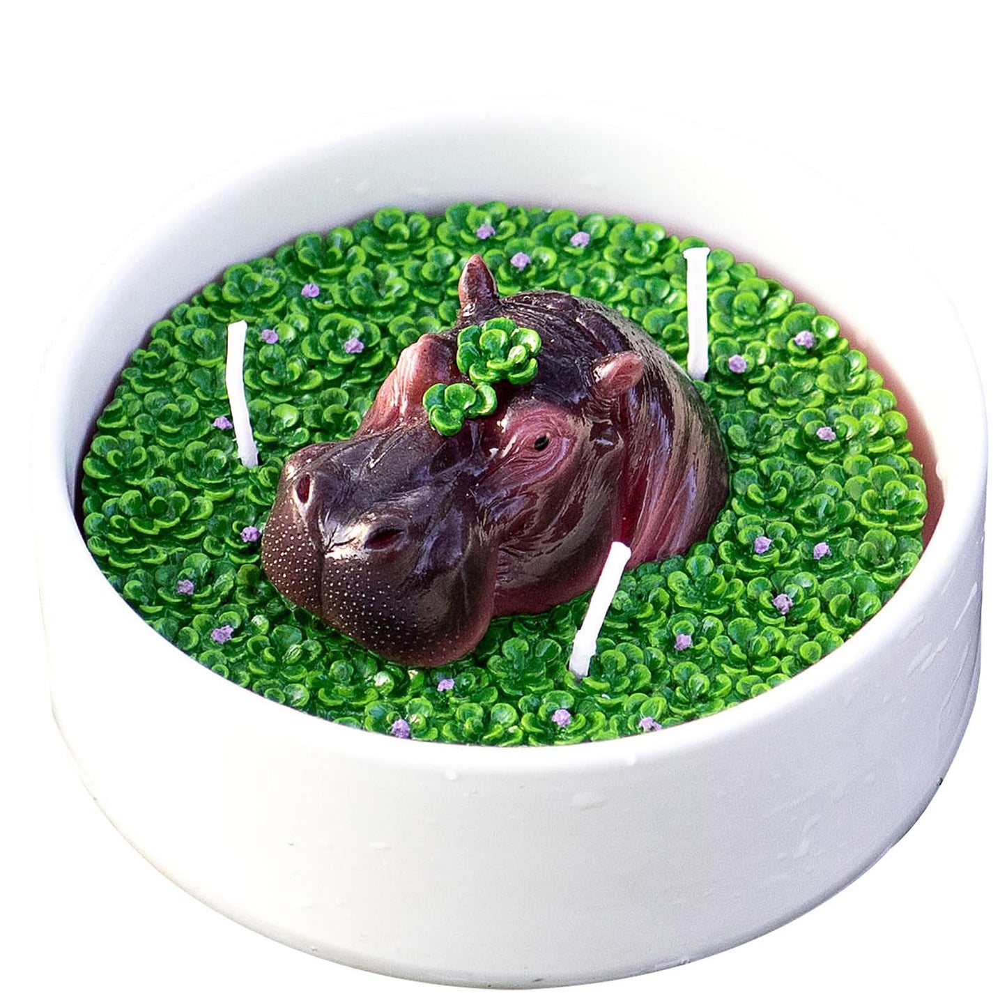 Hippo Vegetable Wax Candle Bowl