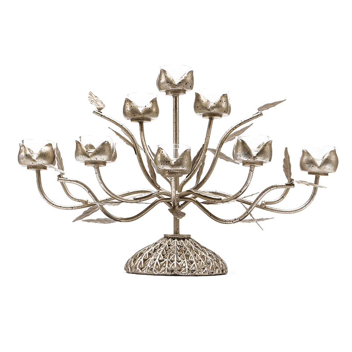 XILIN-1987 Candle Holderss European Style Wrought Iron Candle Holder Romantic Candle Light Dinner Candlestick for Home Decoration Votive Activity Candle Stand Wedding Gift Idea Decorative Candlestick