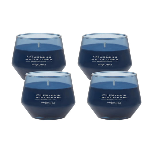 Yankee Candle Studio Medium Candle, Warm Luxe Cashmere, 10 oz, 4-Pack