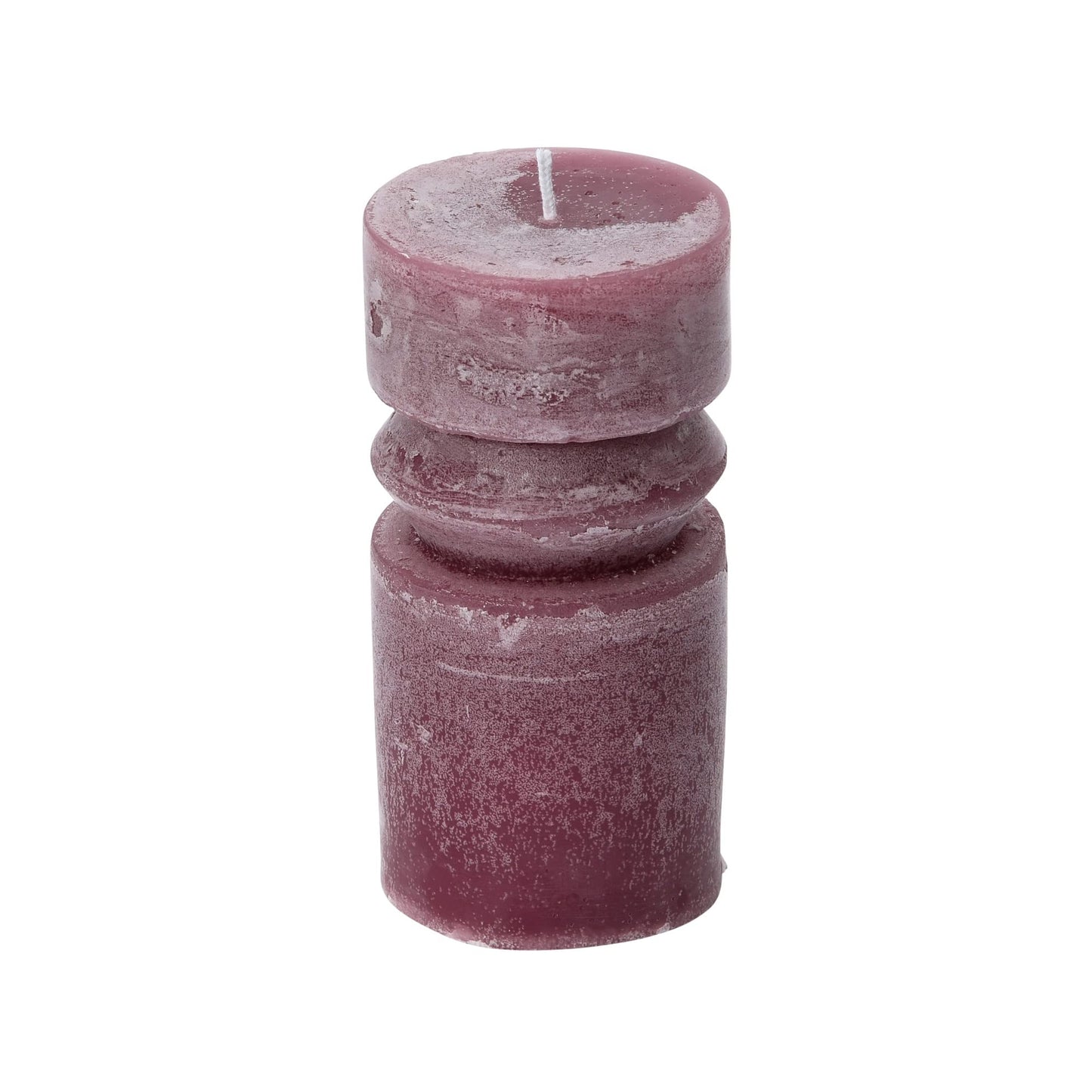Creative Co-Op Unscented Totem Pillar, Pinot Candles, 3" L x 3" W x 6" H, Purple