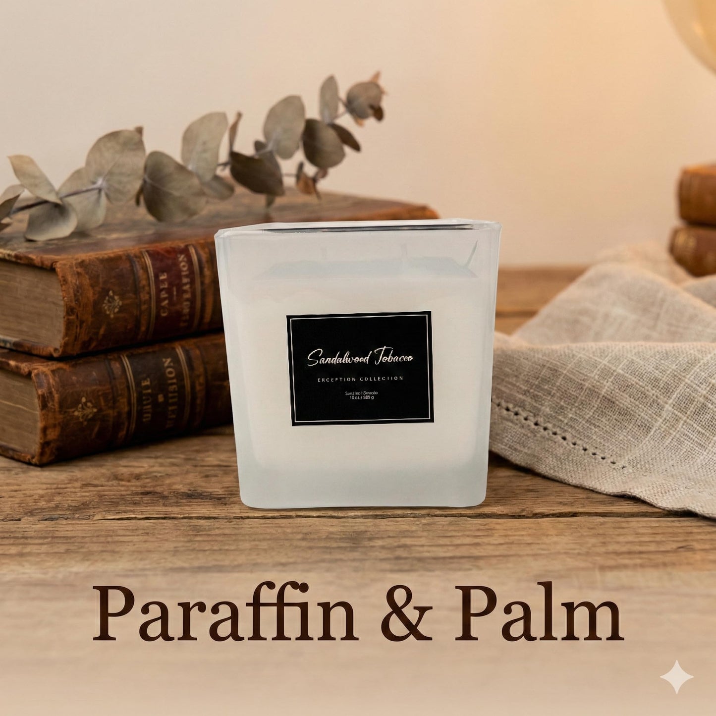 Signature Scented Candle 15oz – CW Studio Color Glass Jar — Hand-Poured Soy & Paraffin Wax – Clean Burn, Smokeless, Up to 30 Hours, Home Decor & Gift Giving