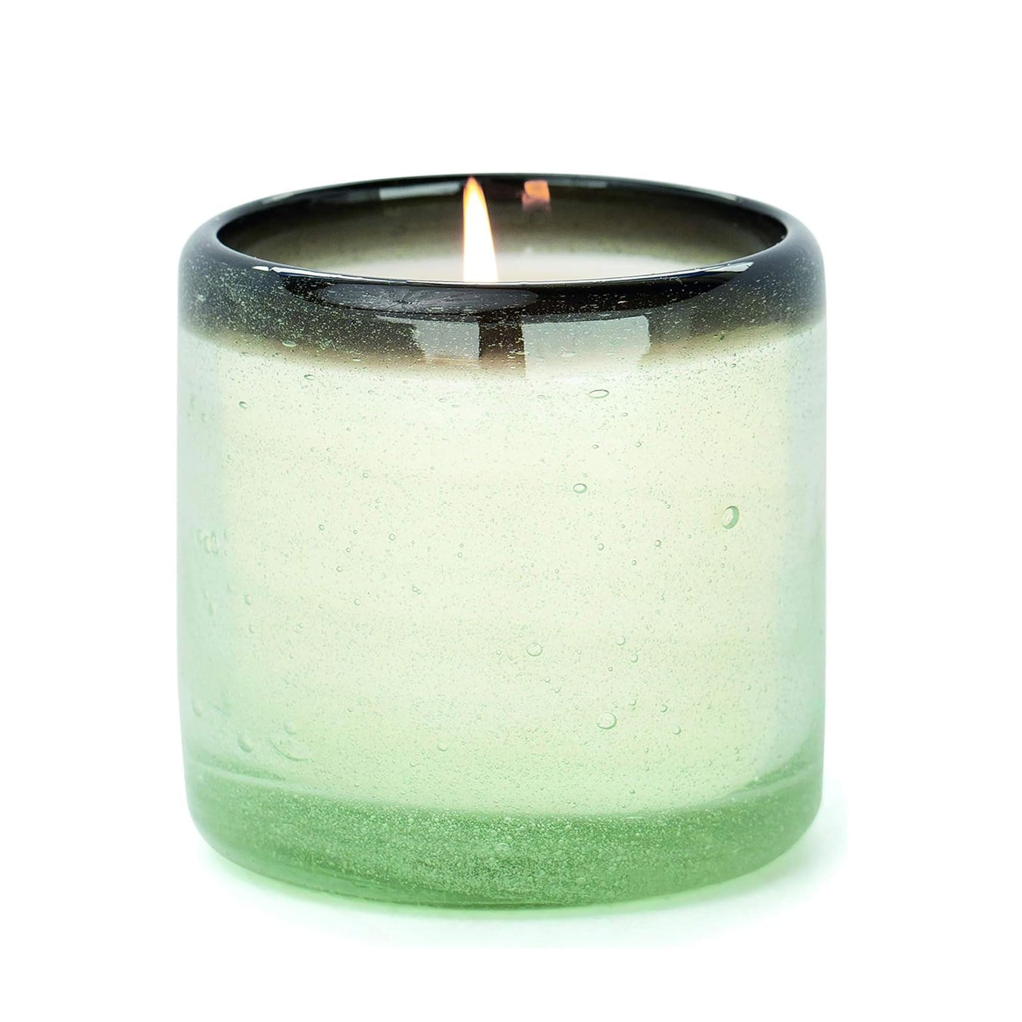 Paddywax La Playa, Vanilla Rosa Scented Candle in Reusable Hand-Blown Bubble Glass, Soy Wax Candle with Approx. 40 Hour Burn Time, Decorative Gift Candle for Home, Vanilla Rosa, 9 oz
