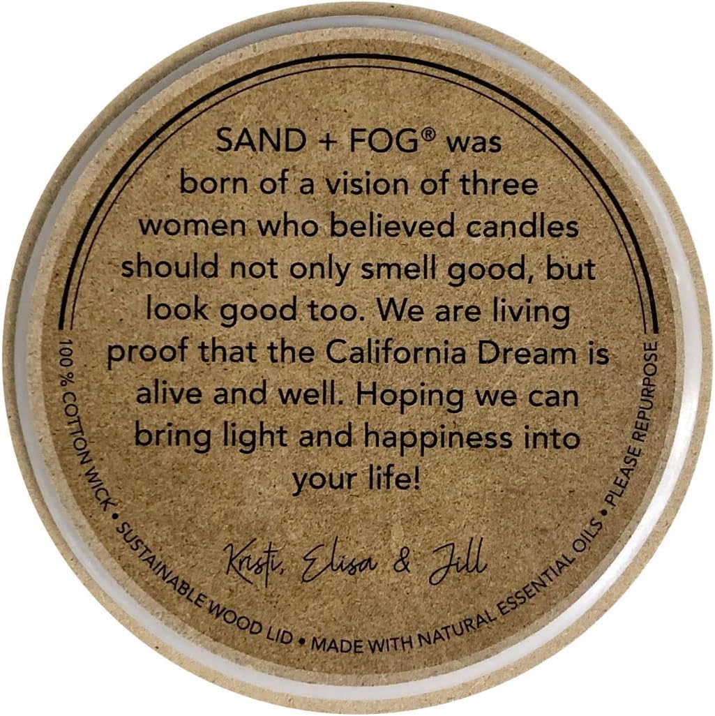 Sand + Paw Scented Candle - Cinnamon Noel – Additional Scents and Sizes – 100% Cotton Lead-Free Wick - Luxury Air Freshening Jar Candles - Perfect Home Decor – 12oz