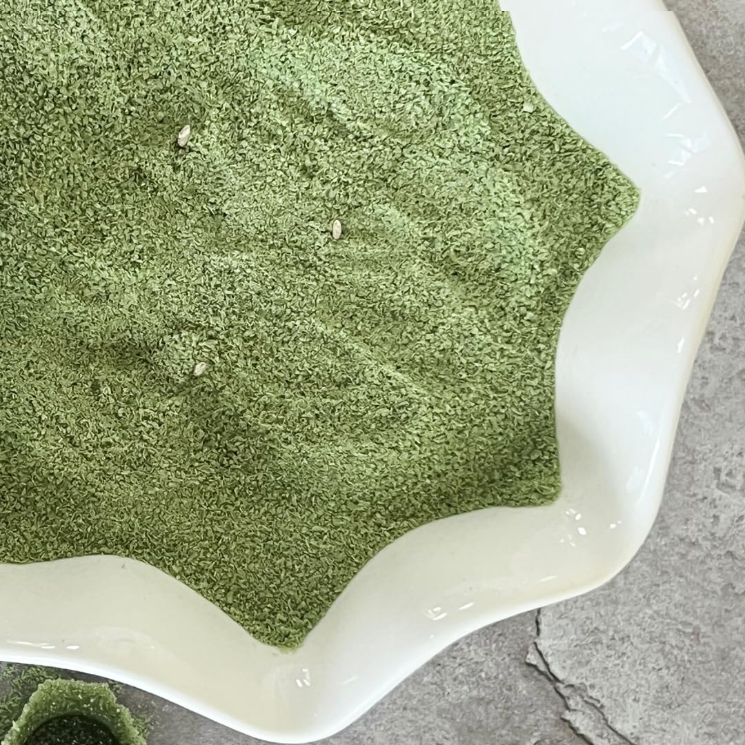 Simply Soson 1lb Green Unscented Sand Candles with Wicks, Pearled Candle, Powder Candle Wax, Refillable Pearl Candle with 10 Wicks for Candlemaking