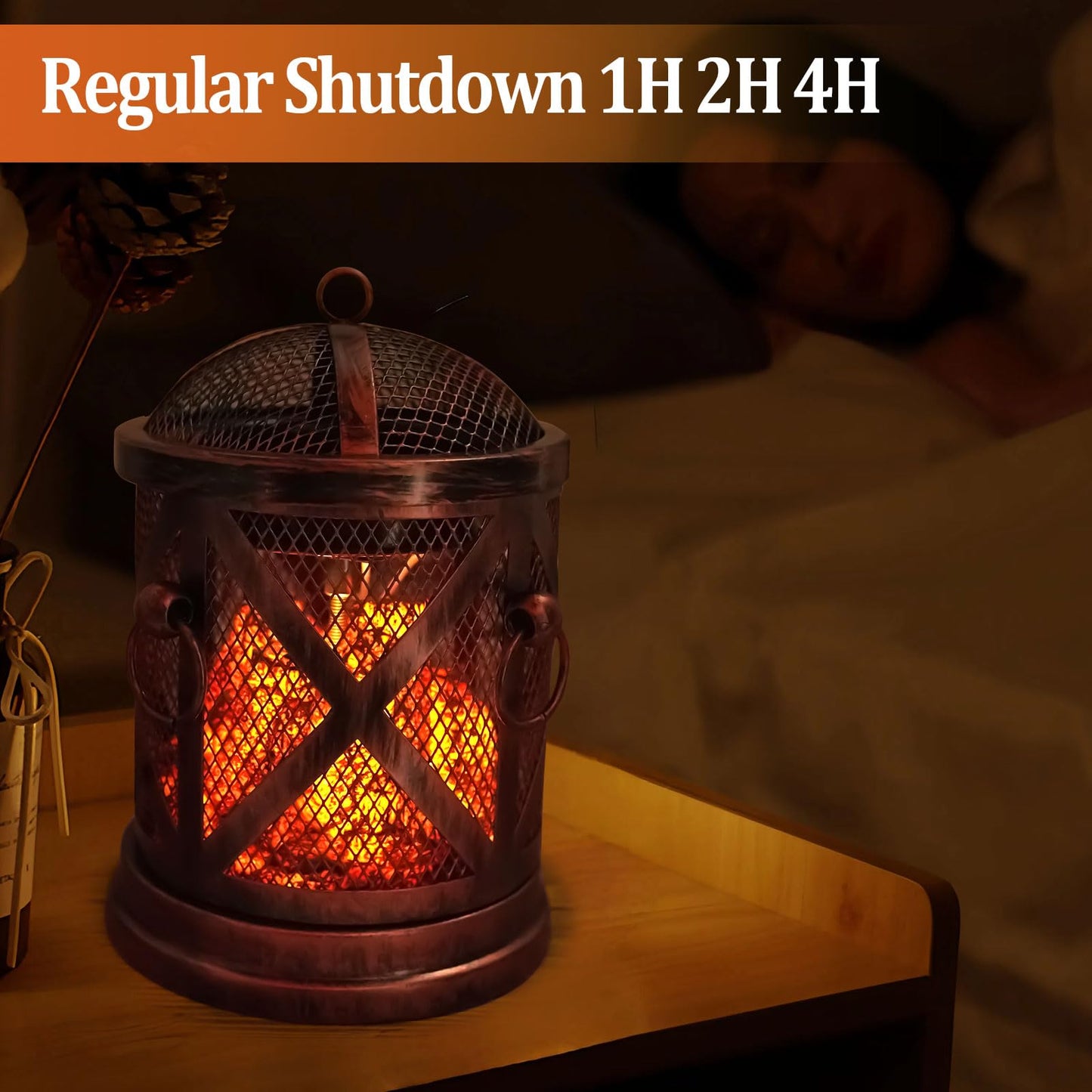 LIFFY Wax Melt Candle Warmer - Electric Melter with Lamp & Timer, Fragrance Warmer, Oil Burner, Aromatherapy Essential for Home & Office, Melt Warmer for Scented Wax Gift & Decor (Copper)