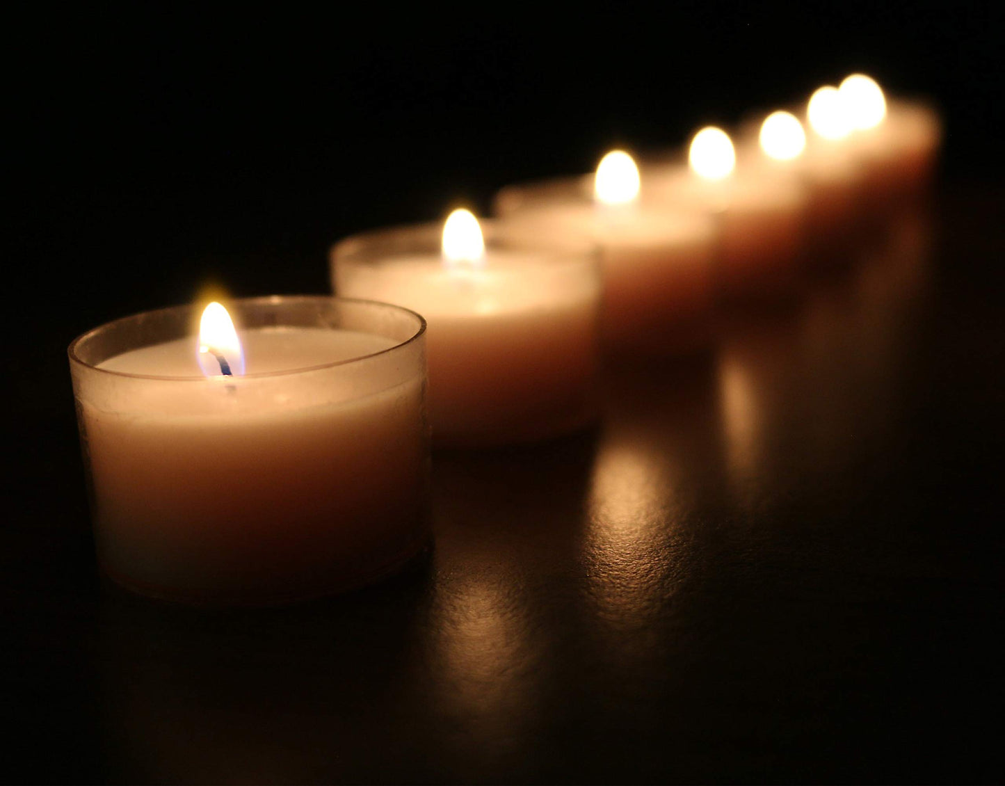 Hyoola Pure Jumbo Tealight Candles - 100% Natural, Non Toxic, Unscented - 10 Hour Burn Time - 8 Pack