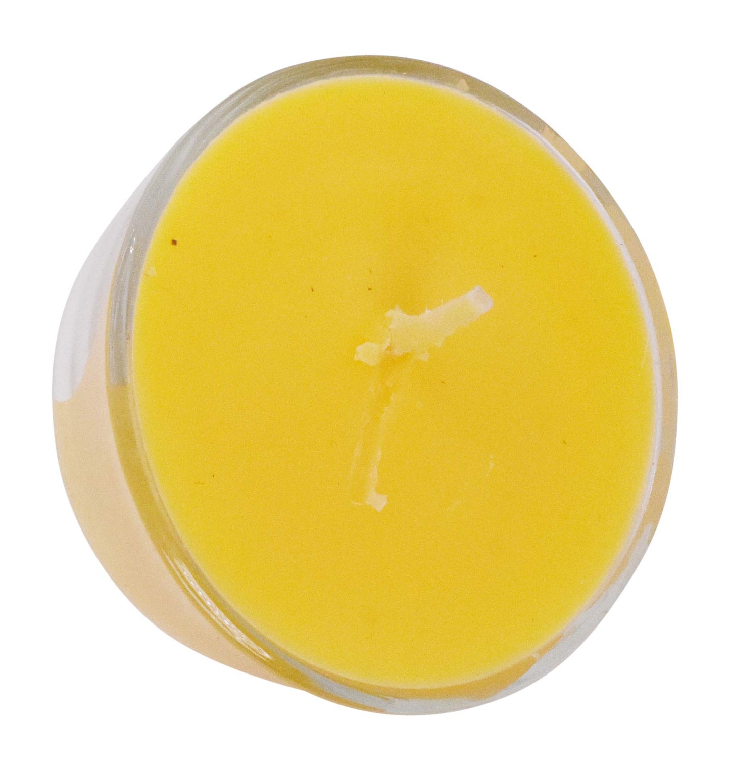 Mudra Crafts Tibetan Tealight Vanaspati Ghee Butter Lamp Candle Set for Meditation, Ceremonies, Rituals, Altars, Diwali (Glass Jar)