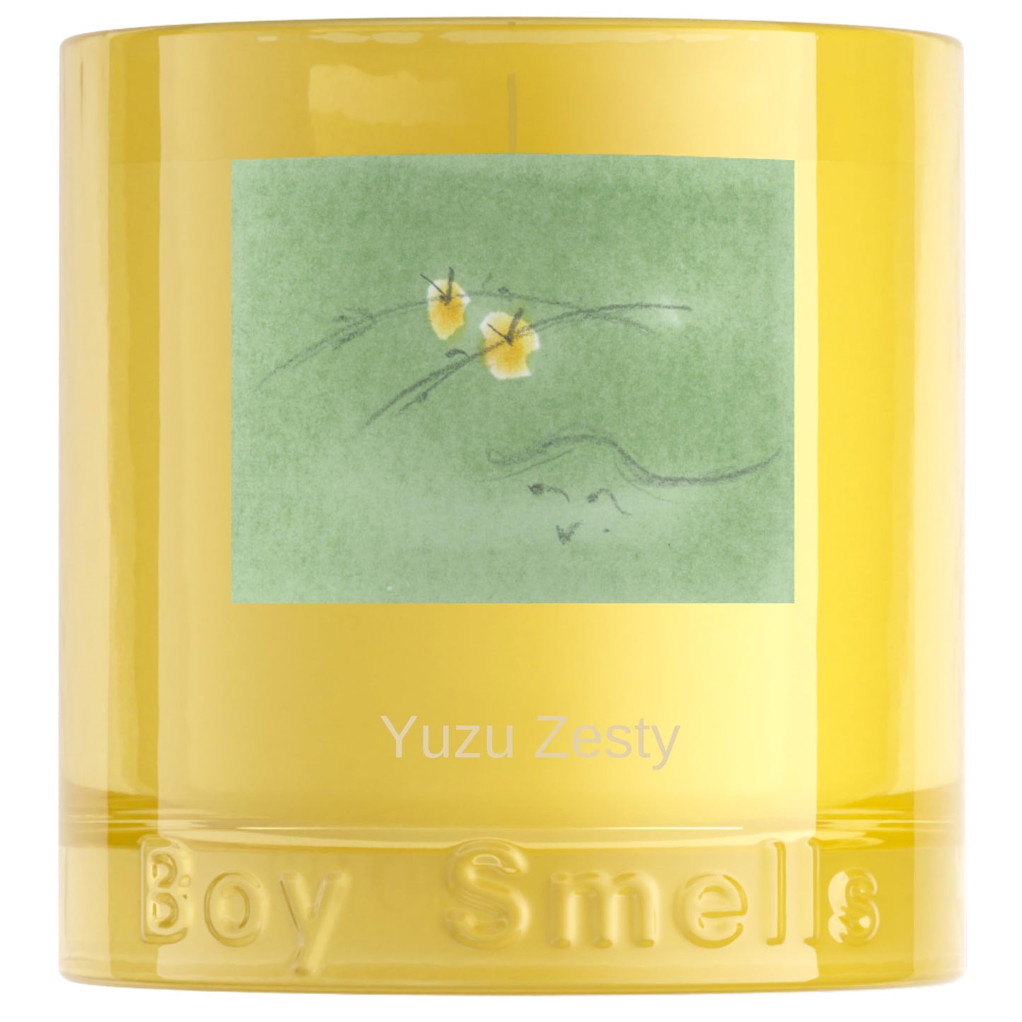 Boy Smells Yuzu Zesty Scented Candle – 8.5oz – Yuzu Zest, Ylang Ylang & Musk – Bright Citrus – Soy Wax Candle