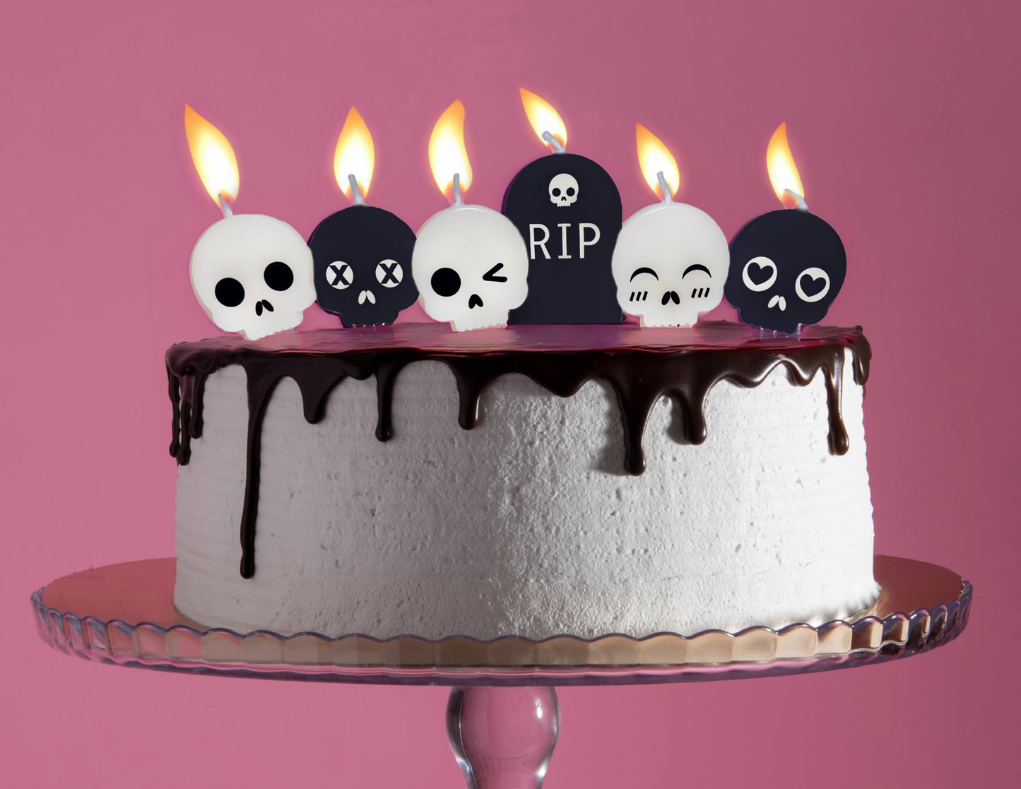 Streamline Imagined Decorative Birthday Candles - Graveyard Party (6 Candle Pack)