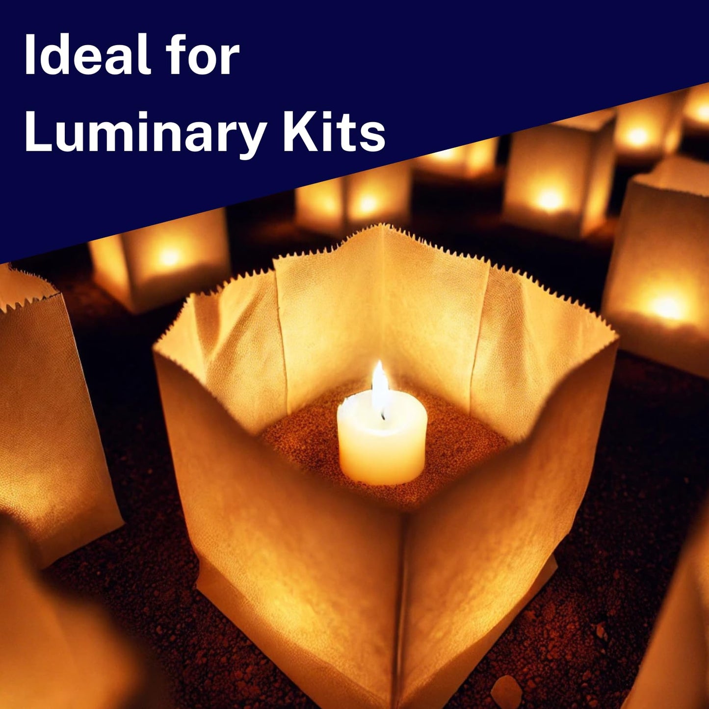 12-Hour White Candle – Long-Burning, Dripless, Smokeless Plumber's Candles Ideal for Candle Lanterns, Luminaries, Camping, Emergency & Survival Preparedness (20)