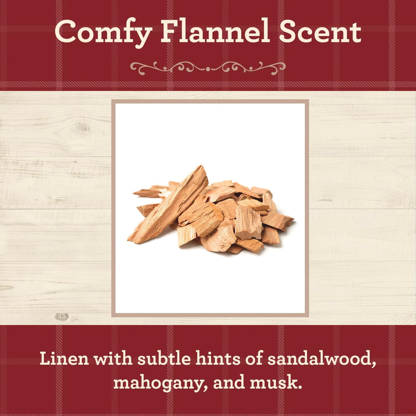 Our Own Candle Company, Comfy Flannel Scented Mason Jar Candle, 100 Hour Burn Time, 13 Ounces