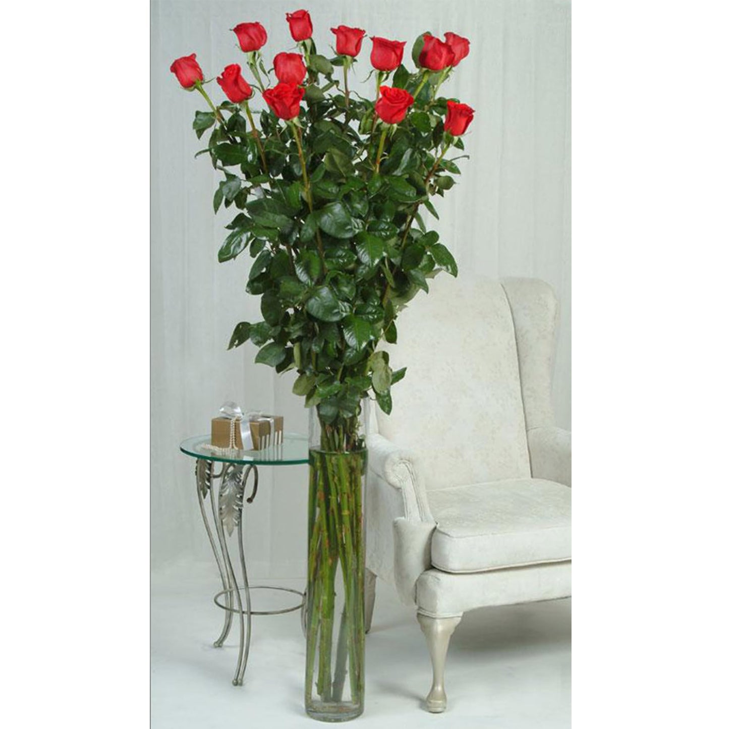 WGVI Quality Thick Weighted Tall Clear Cylinder Glass Vases, 4" W x 18" H, Flower Arrangement Floating Candle Holders Wedding Centerpieces Event Floral Container Display Decor, Bulk Wholesale, 6 Pcs
