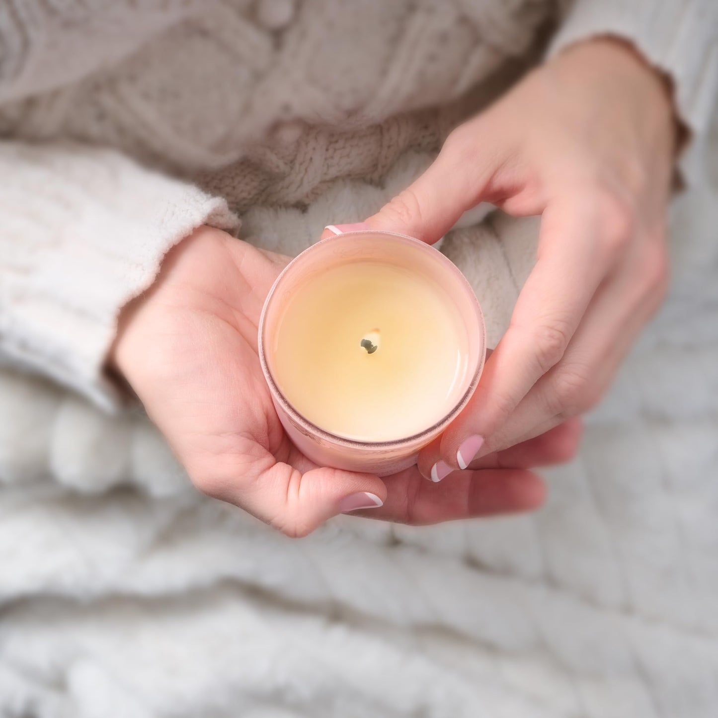 Christian Art Gifts Soy Wax Scented Candle: Be Still & Know Bible Verse, Vetiver & Moss Scent, Pure Essential Oils, 4.5 oz, Up to 20 Hours Burn Time, Glass Jar w/Bamboo Lid, Women's Encouragement Gift