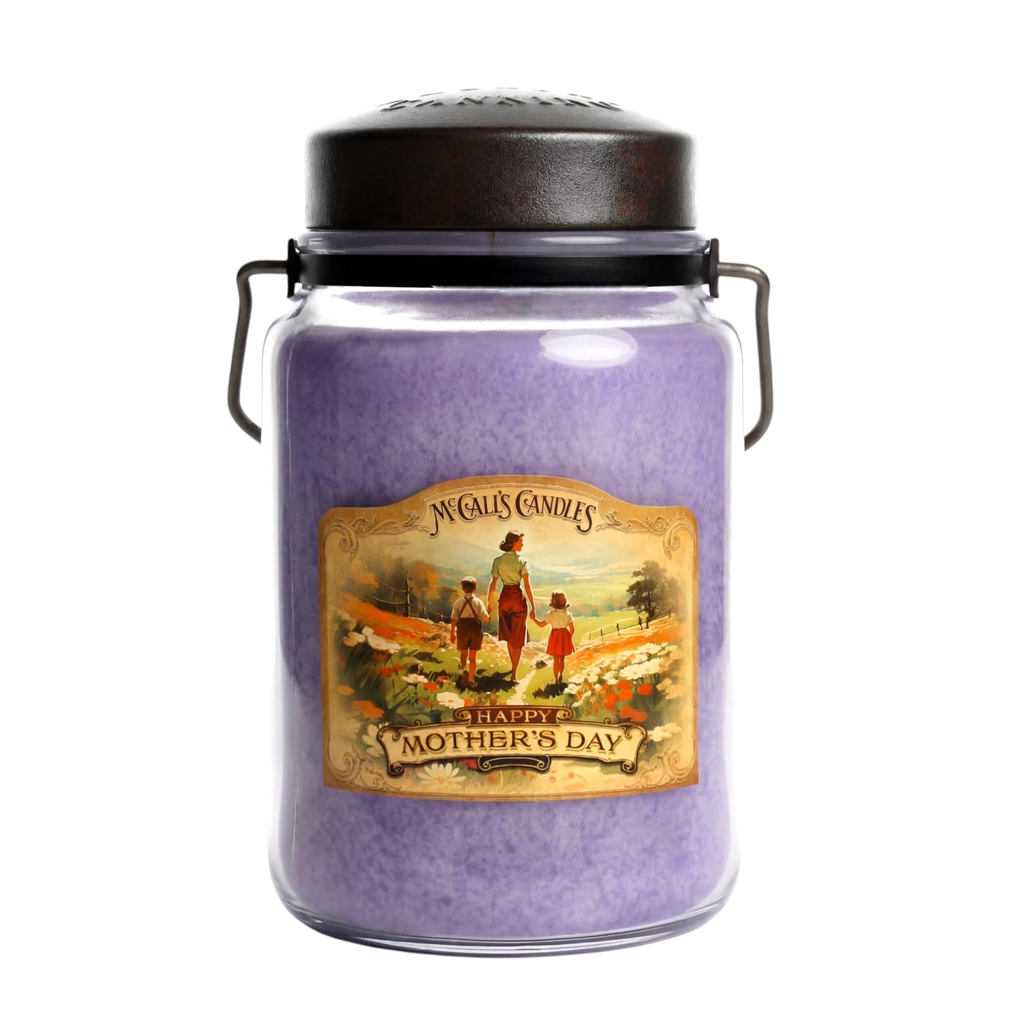McCall’s Candles | Mother’s Day | 26 oz Classic Jar Candle | USA-Poured | Rustic Jar with Carrying Handles | Floral & Fruity Warmth Fragrance