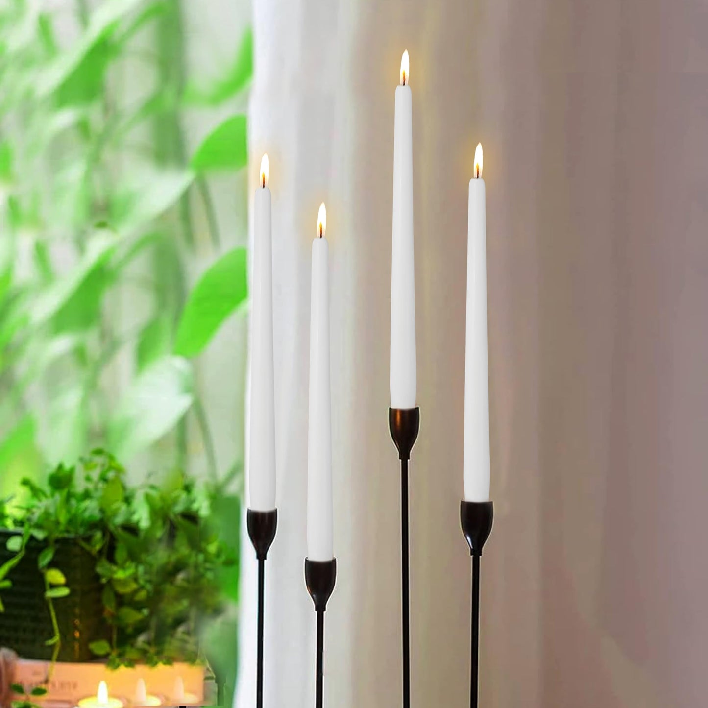 Spiral Taper Candle Twisted Candlesticks Pastel Candle Sticks Long Tapered Candles Unscented Twirl Candle Tall Smokeless Candle for Home Décor Weddings