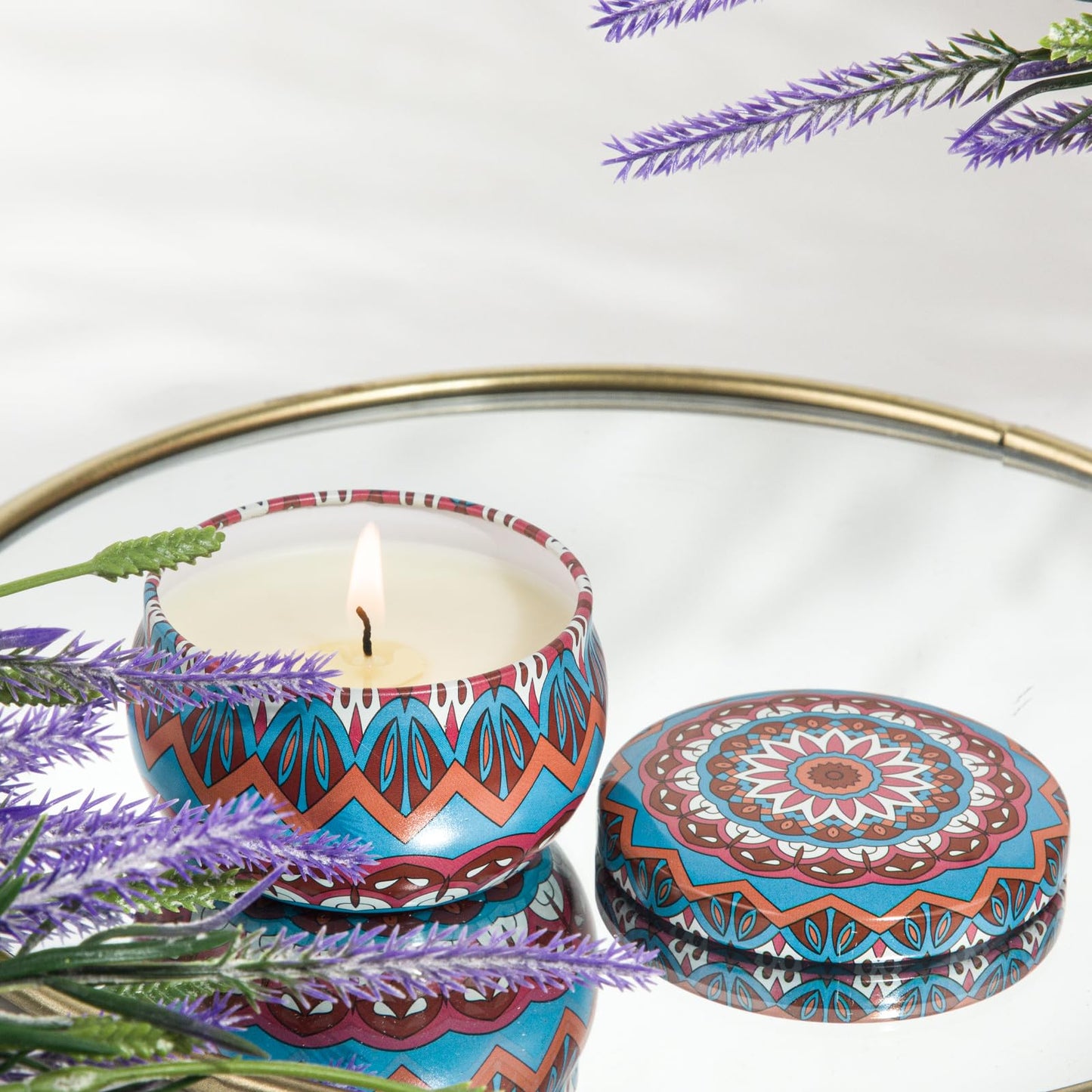 16 Pack Scented Candles Gifts Set for Women, 40 OZ Long Lasting Lavender Scented Candles, Suitable as Gifts for Family Friends