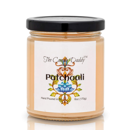 Patchouli Scented Candle - Inscense- 6 Ounce Jar Candle