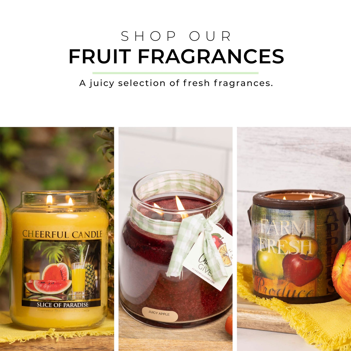 A Cheerful Giver - Juicy Peach Mama Scented Glass Jar Candle (22oz) with Lid & True to Life Fragrance Made in USA