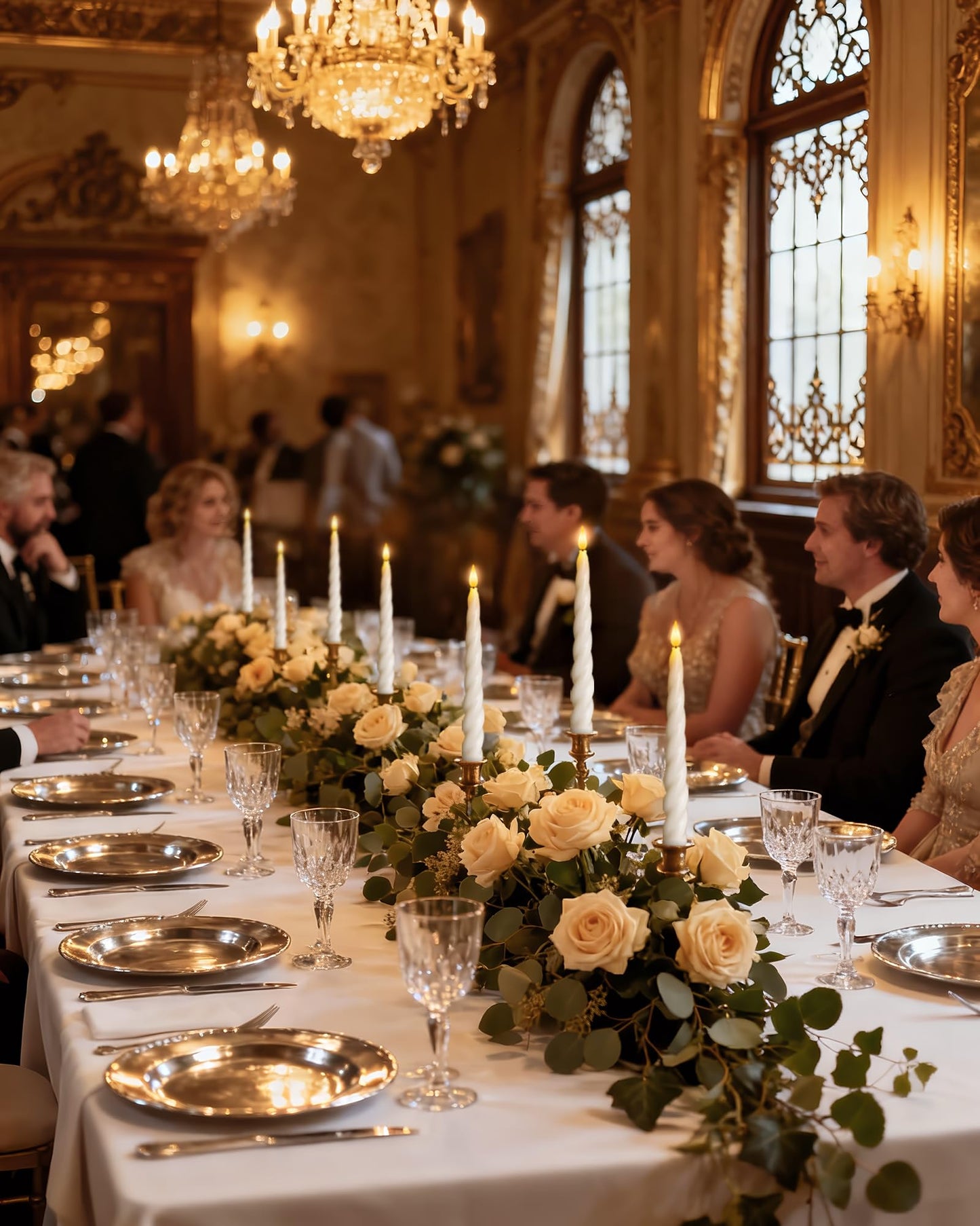 Meigic Flickering Flameless Taper Candles with Timer, Real Wax White Twisted Taper Candles Battery Operated, 9.6 Inch Led Candlesticks with Remote Control for Christmas, Wedding, Home Decor