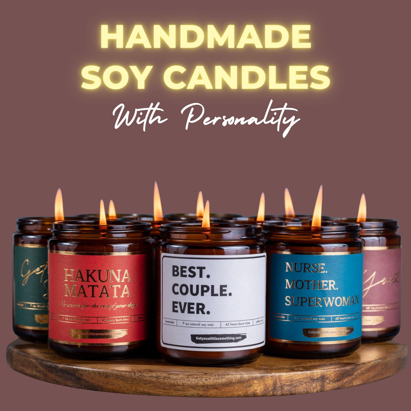 Best Dog Mom Scented Candle | Lavender Vanilla, 100% Soy Wax, Long Burn Time | Dog Mom Gifts for Women, New Puppy Funny Present Idea for Pet Lover, Fur Mama Gift for Mothers Day for Friends, Coworkers