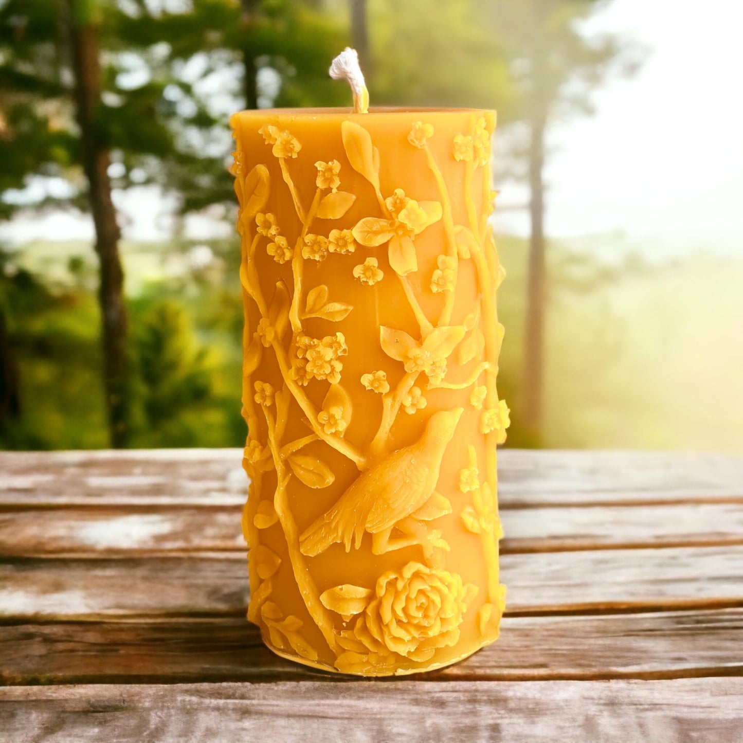 Animal Beeswax Candle | Jungle Baby Shower | Carved Candles | Unique Candles | Monkey Nature Decor | Nature Lover Gift | Tropical Gifts Bird