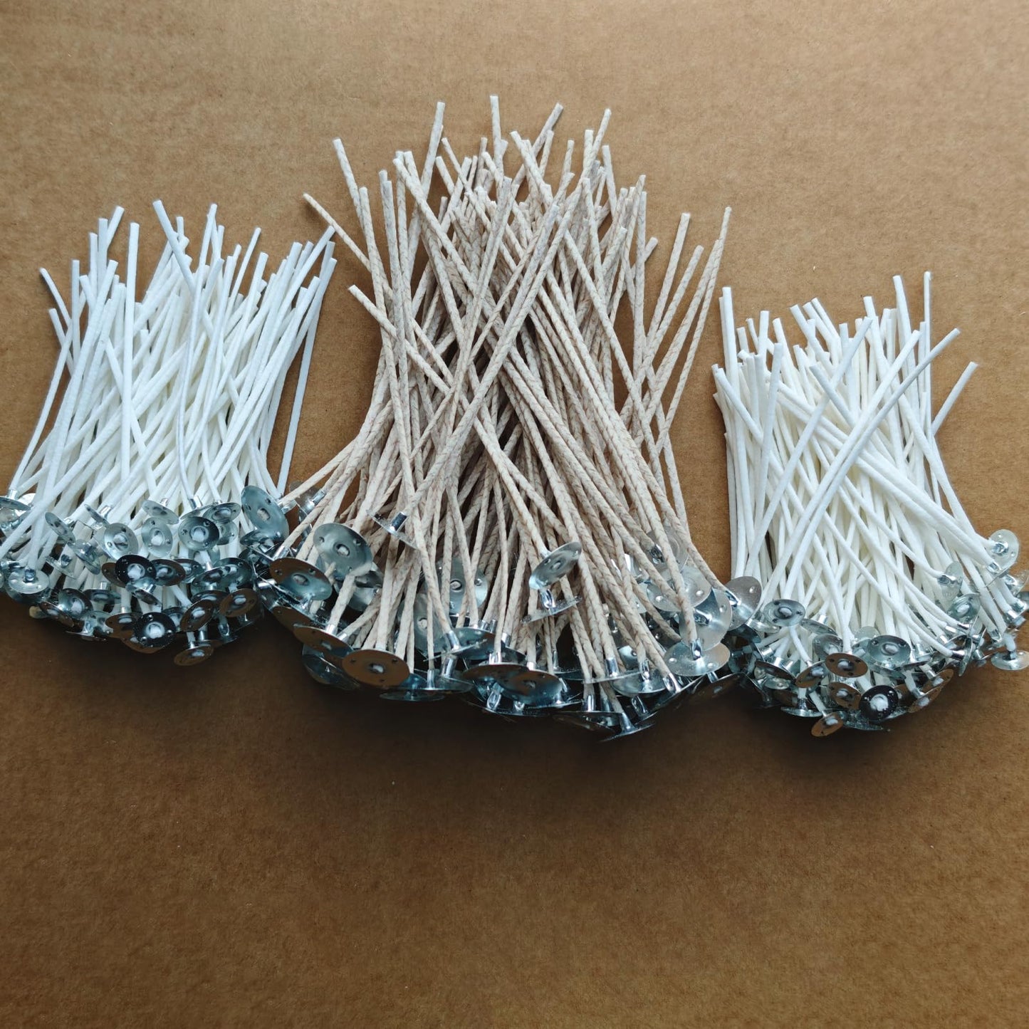 Candle Wicks for Candle Making, 200Pcs 6 Inch + 100Pcs 8 Inch Pre-Waxed Cotton Candle Wicks Kit with 300Pcs Wick Stickers, 20Pcs Candle Wick Holders & Clips, Candle Making Supplies for DIY Candles