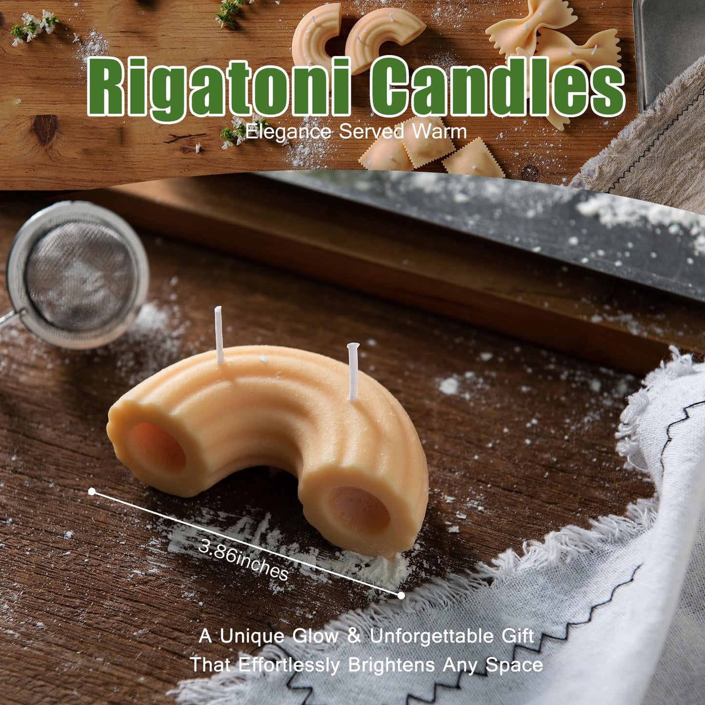 Pasta Aromatherapy Scented Candle (Macaroni Candle)