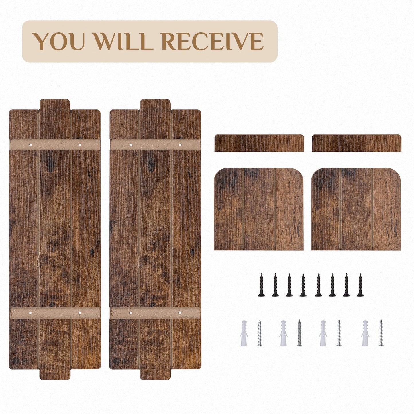 Walasis Large Candle Sconces for Farmhouse - 19.7 Inch Wood Candle Holder Wall Decor Set of 2 - Rustic Wall-Mounted Floating Shelf for Fireplace Mantel Bedroom Living Room