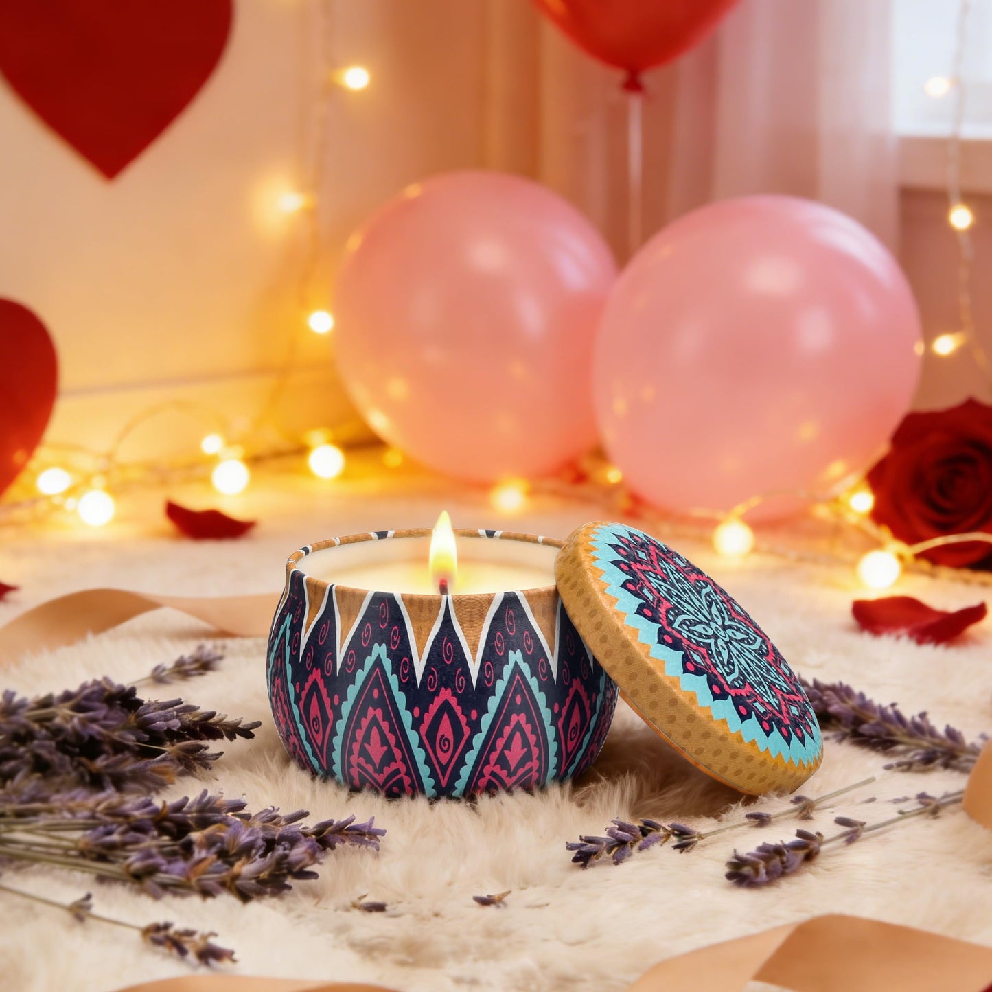 Candle Gift Set Bundle for Women, 2 Sets of 4 Scented Candles (8 Total), 8% Essential Oils, 240H Long Burning Aromatherapy Candles for Home