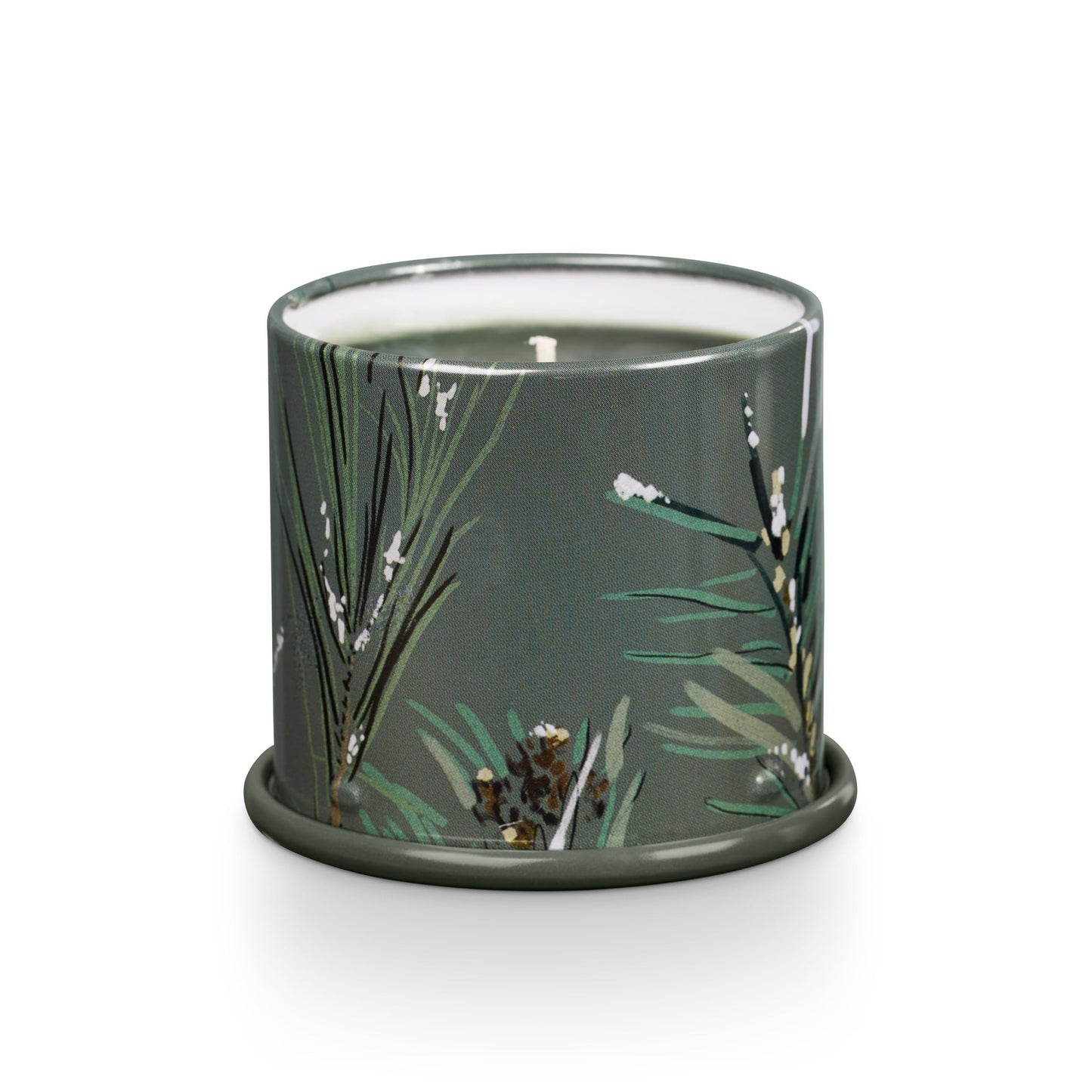 Illume Demi Vanity Tin Candle, Balsam & Cedar, Signature 3 oz.