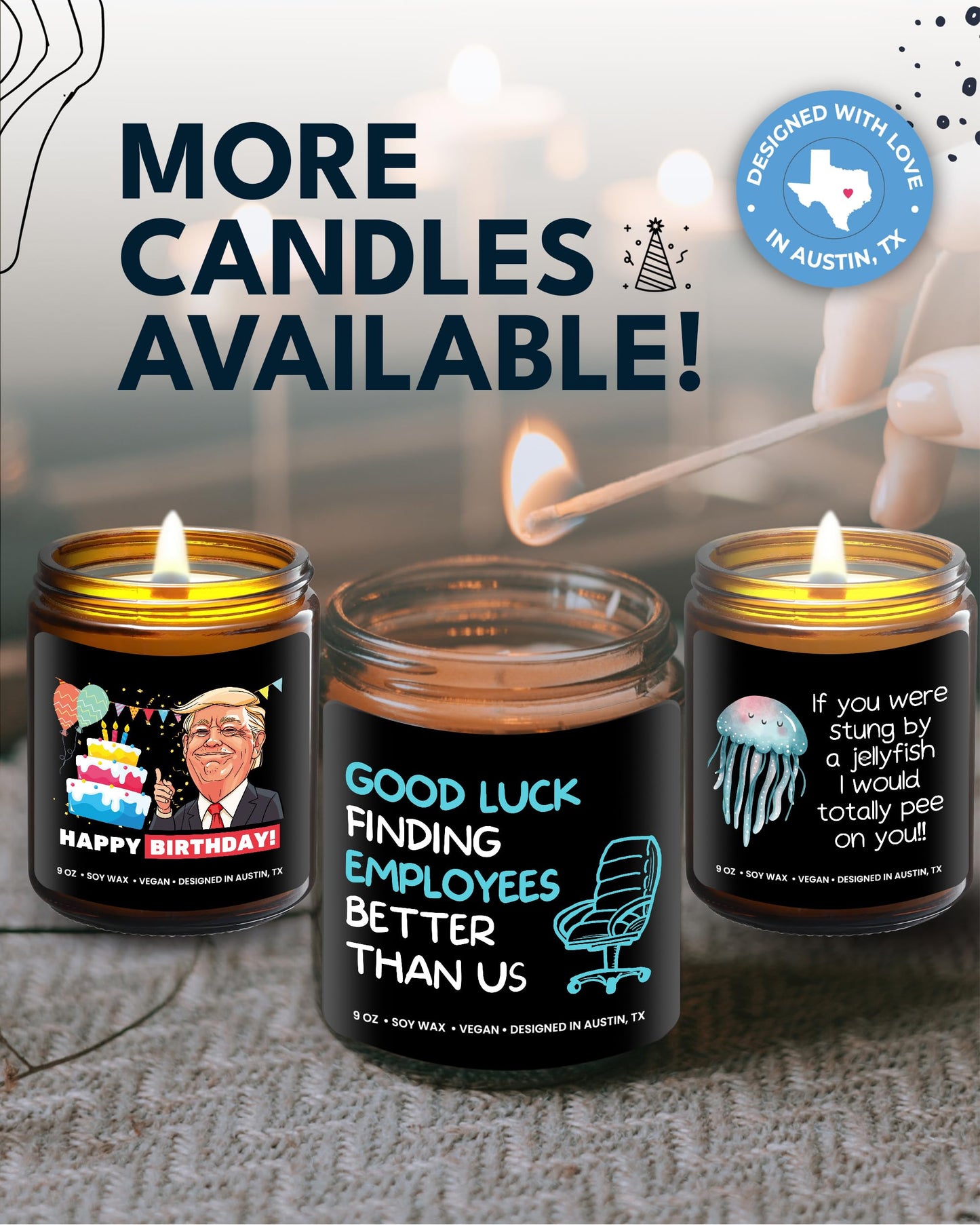 Funny Boss Men Candle, Boss Gifts for Men, Best Supervisor Presents, National Bosses Day Presents, Unique Gift for Manager, Ideal Birthday Present, Christmas, Gift-Ready
