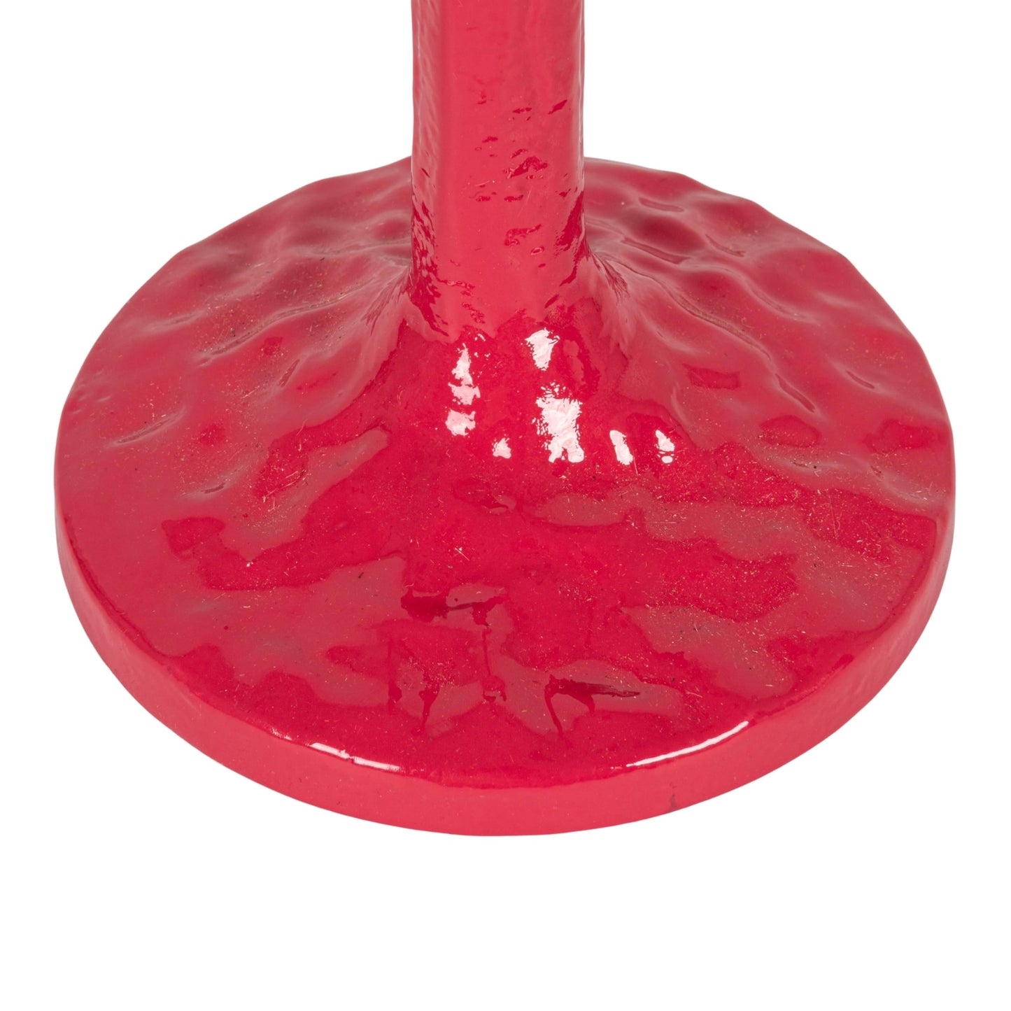 Creative Co-Op Tall Cast Metal Flower Shaped Taper Holder, Pink