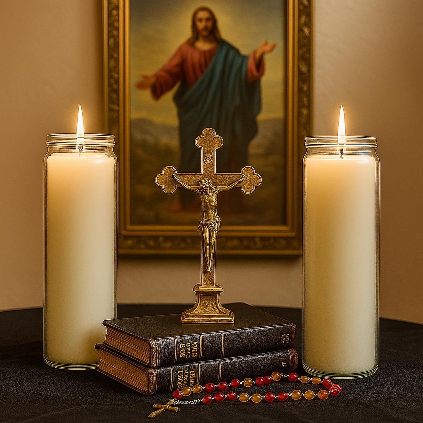 Trxvxo 12 PCS White Candles in Glass, 2 Inch x 8 Inch Unscented Prayer Candle,Suitable for Various Occasions Such as: Memorials, Religious, Catholicism, Churches, Altars, Vigils, etc.