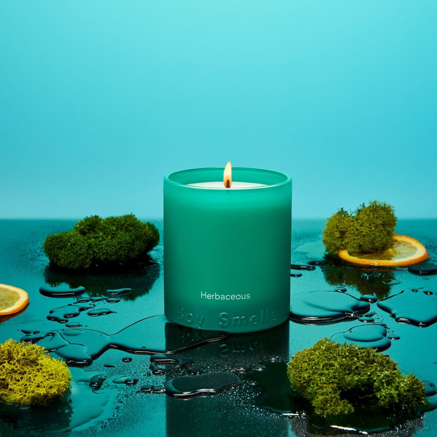 Boy Smells Grass Scented Candle - 8.5 oz - Home Candle with Bergamot, Fresh Sage, and Wild Grass Notes - Up to 50-Hour Burn - Cotton Wick