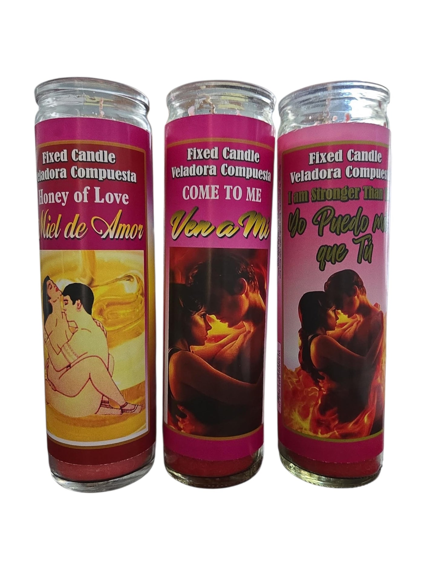 Spiritual Fixed Love Candle Set of 3