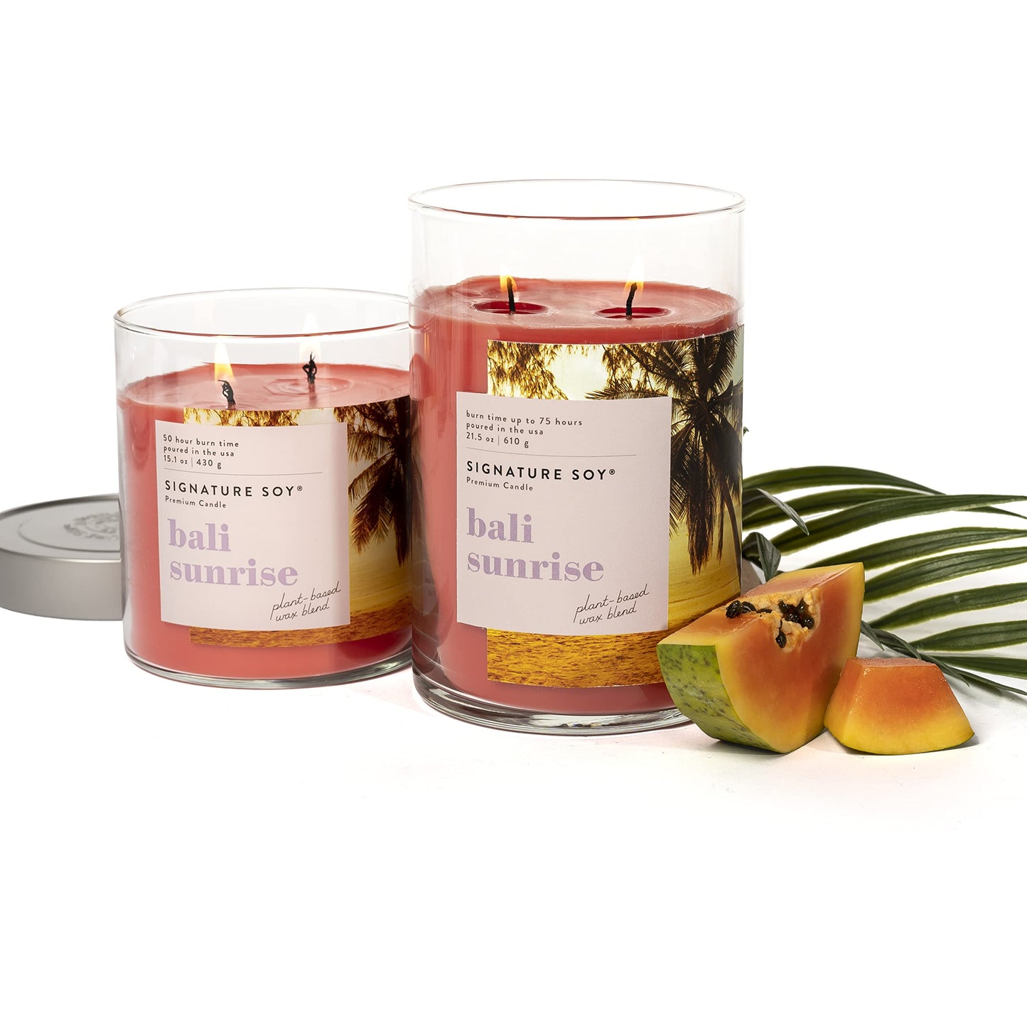 Signature Soy Lidded Bali Sunrise Scented Candle Large Jar