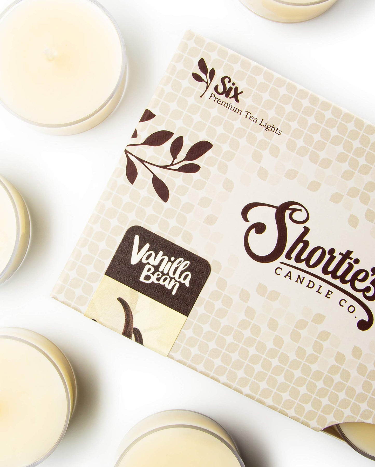 Vanilla Bean Premium Tealight Candles Multi Pack - 12 Beige Highly Scented Tea Lights - Beautiful Candlelight - Made in the USA - Bakery & Food Collection