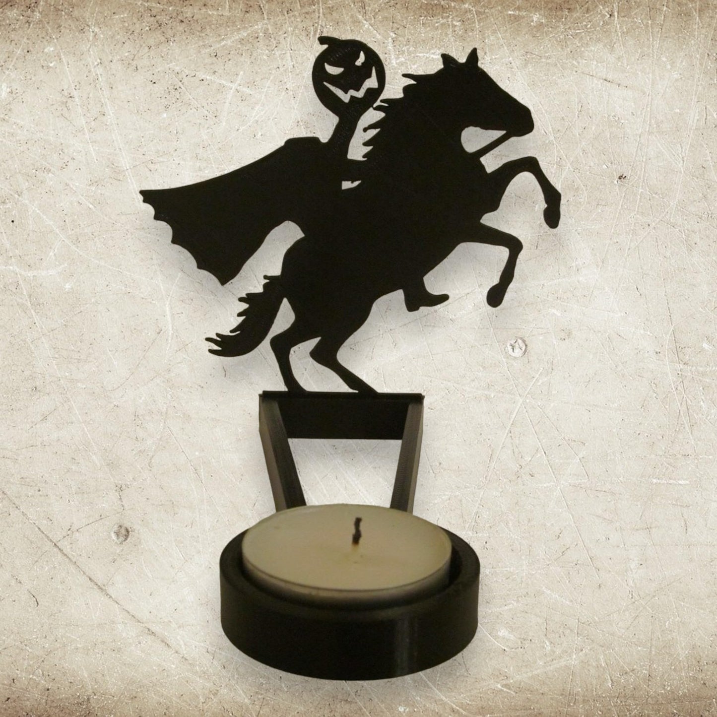 2024 New Tealight Shadow Caster, Halloween Tea Light Holder, Witch Halloween Tealight Shadow Caster, Demon Halloween Tealight Shadow Caster for Home Party Scary Candle Stands Table Decor