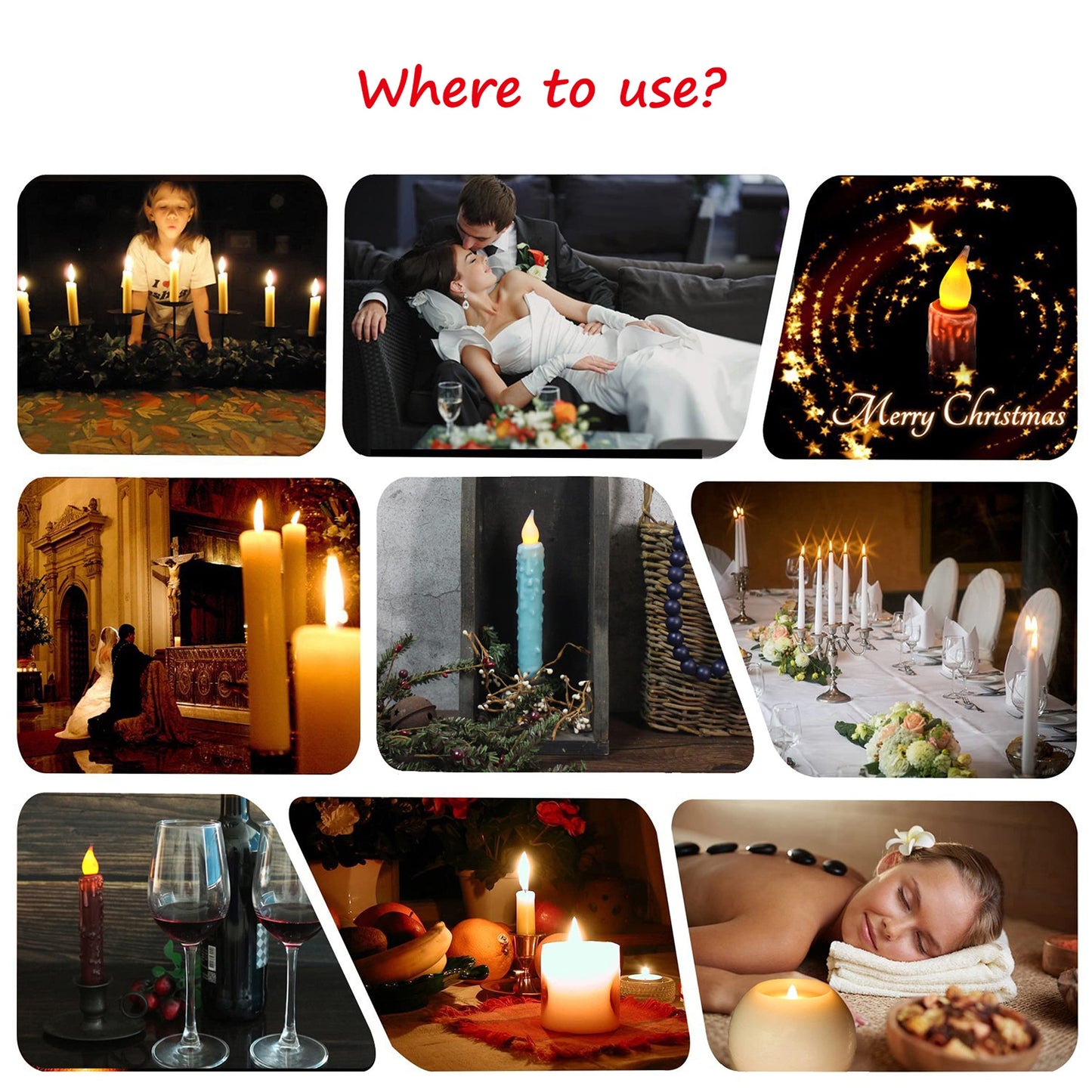 CVHOMEDECO. Real Wax Hand Dipped Battery Operated LED Timer Taper Candles Rustic Primitive Flameless Lights Decor, 6-3/4 Inch, Teal, 6 PCS in a Package