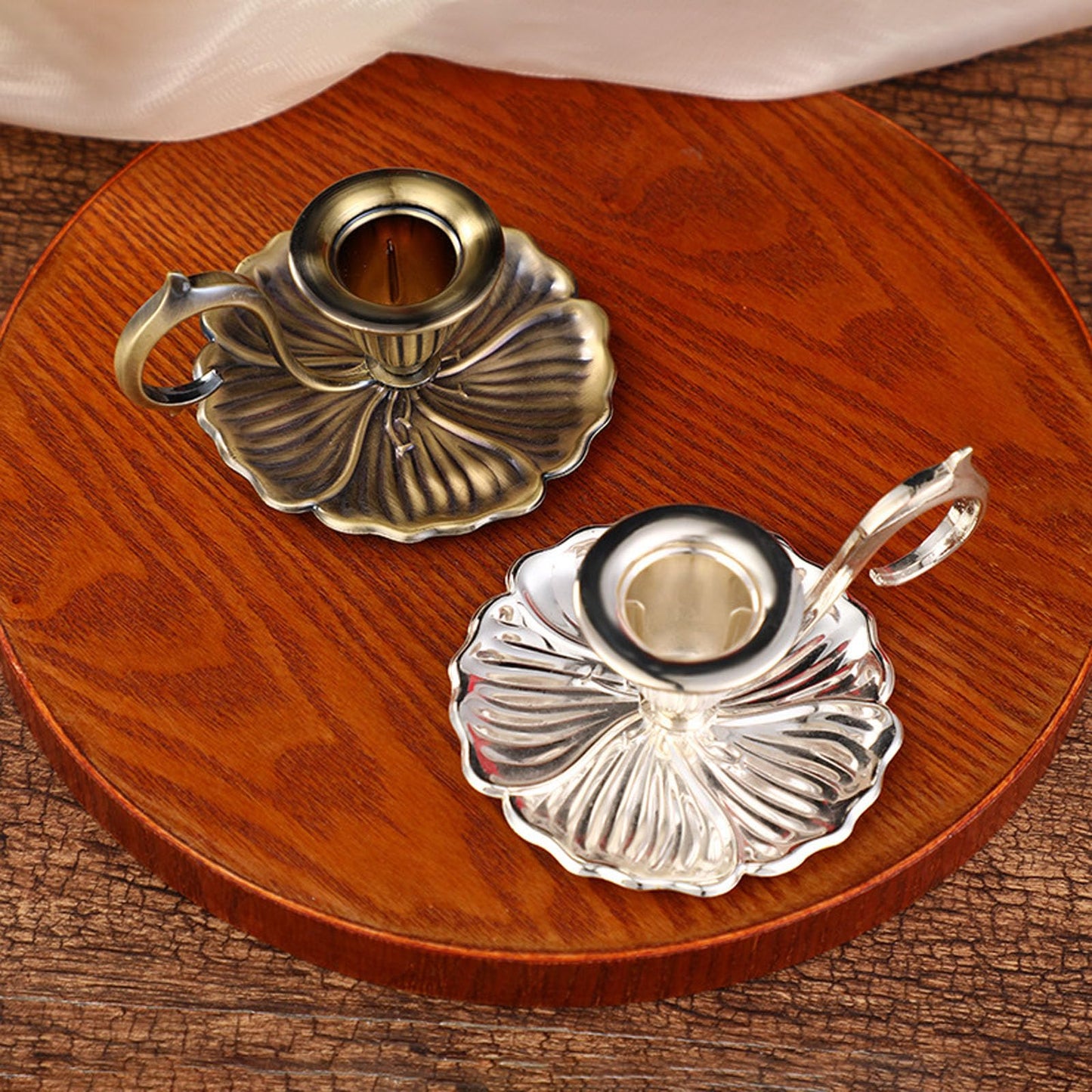 Retro Metal Taper Candlestick Holders for Wedding Christmas Table Centerpiece Decor Home Decors Centerpieces for Table