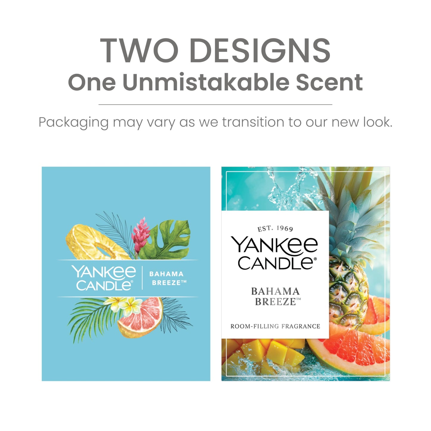 Yankee Candle Large Tumbler Scented Candle with up to 80 Hour Burn Time, Premium Plant Wax Blend for Consistent Burn, 20 oz Tumbler Candle with Room Filling Fragrance, Bahama Breeze