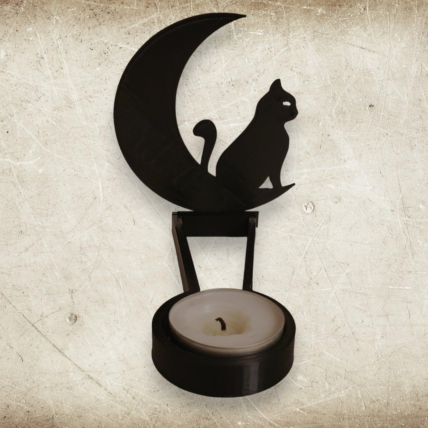 2024 New Tealight Shadow Caster, Halloween Tea Light Holder, Witch Halloween Tealight Shadow Caster, Demon Halloween Tealight Shadow Caster for Home Party Scary Candle Stands Table Decor