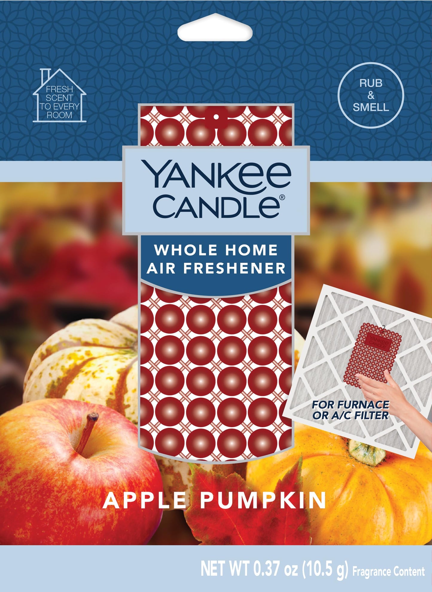 Yankee Candle Whole Home Air Feshener Variety Pack (Macintosh, Pink Sands, Catching Rays, Sun and Sand, Apple Pumpkin, Balsam Cedar, Sage Citrus, & Bahama Breeze) (1ea / Pack of 8)