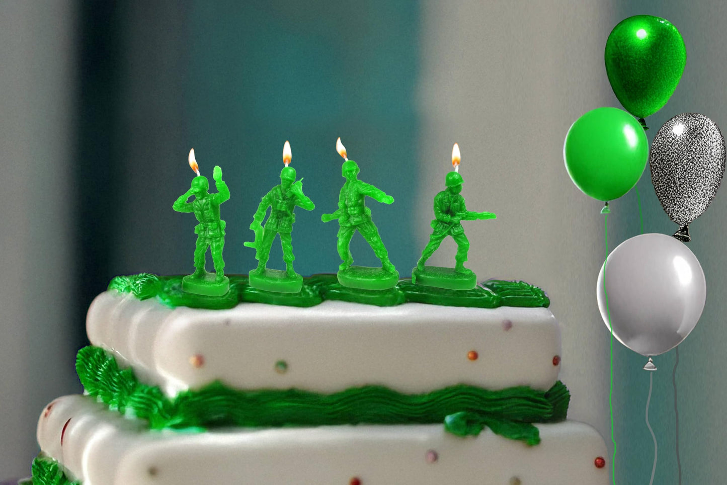 Streamline Imagined Decorative Birthday Candles - GI Birthday (4 Candle Pack)